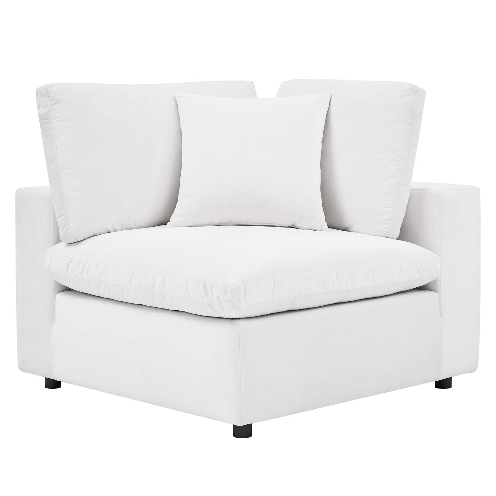 Modway Commix Down Filled Overstuffed Performance Velvet 5-Piece Sectional Sofa | Sofas | 