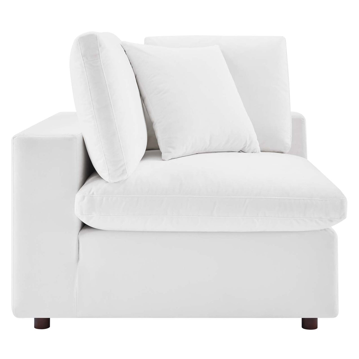 Modway Commix Down Filled Overstuffed Performance Velvet 5-Piece Sectional Sofa | Sofas | 