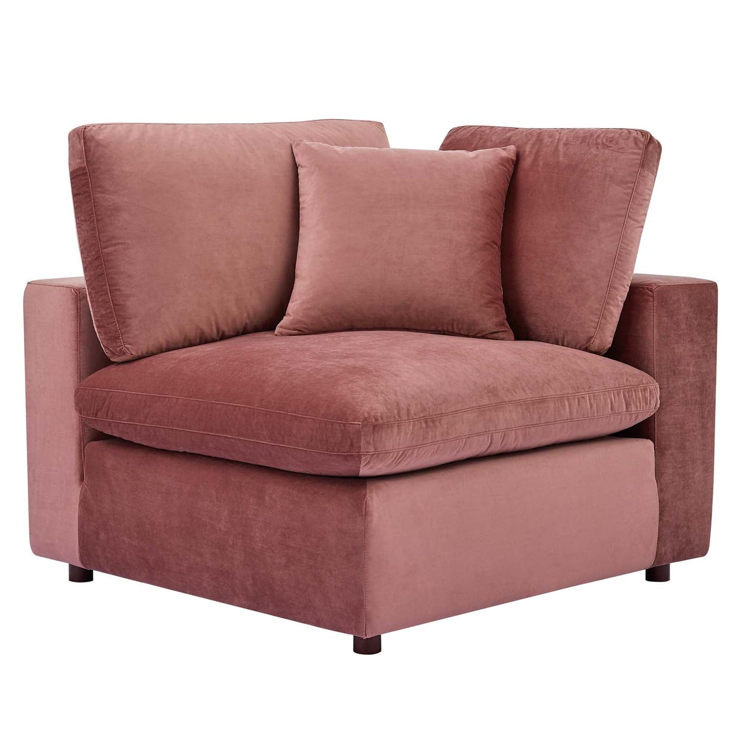 Modway Commix Down Filled Overstuffed Performance Velvet 5-Piece Sectional Sofa | Sofas | 