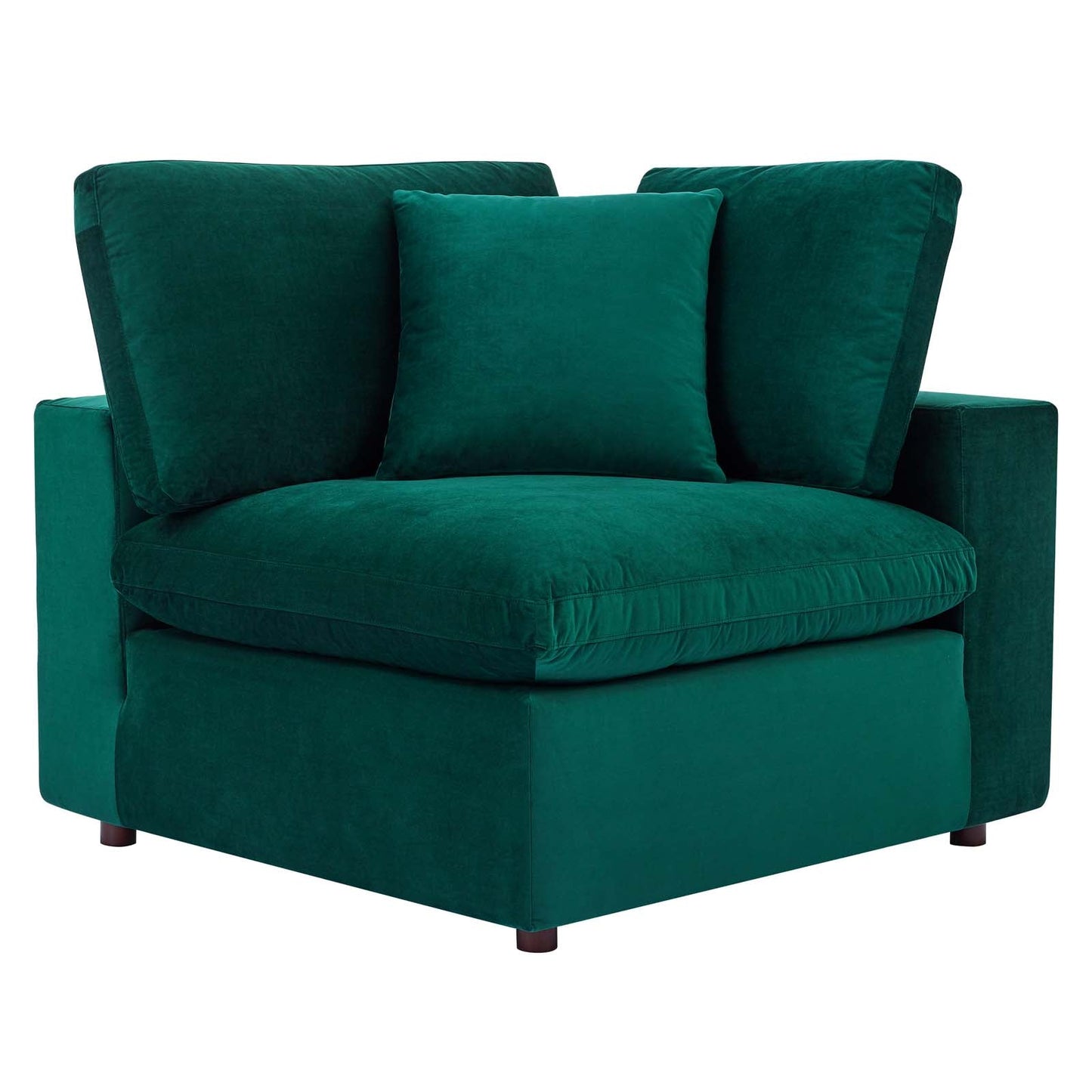 Modway Commix Down Filled Overstuffed Performance Velvet 5-Piece Sectional Sofa | Sofas | 