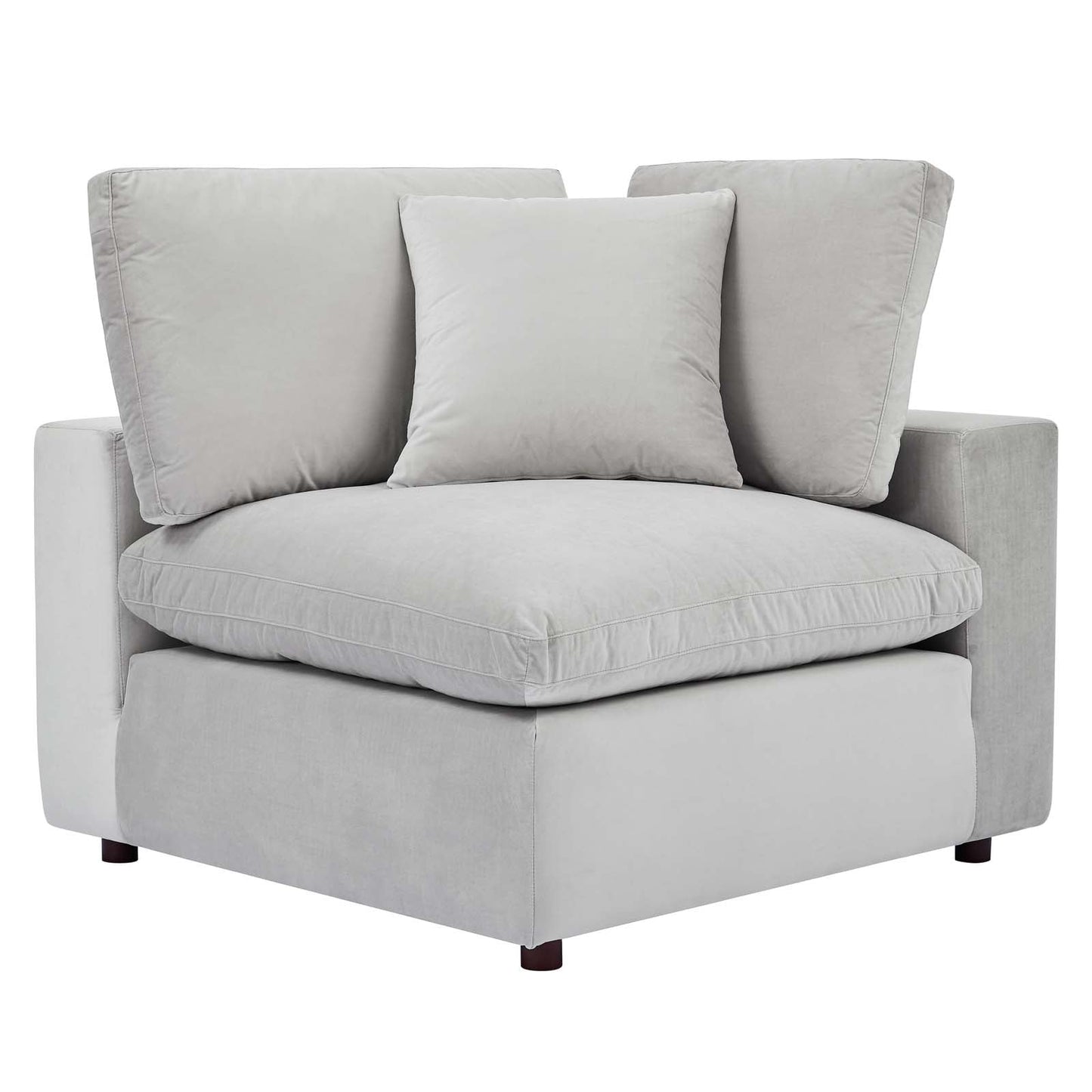 Modway Commix Down Filled Overstuffed Performance Velvet 5-Piece Sectional Sofa | Sofas | 