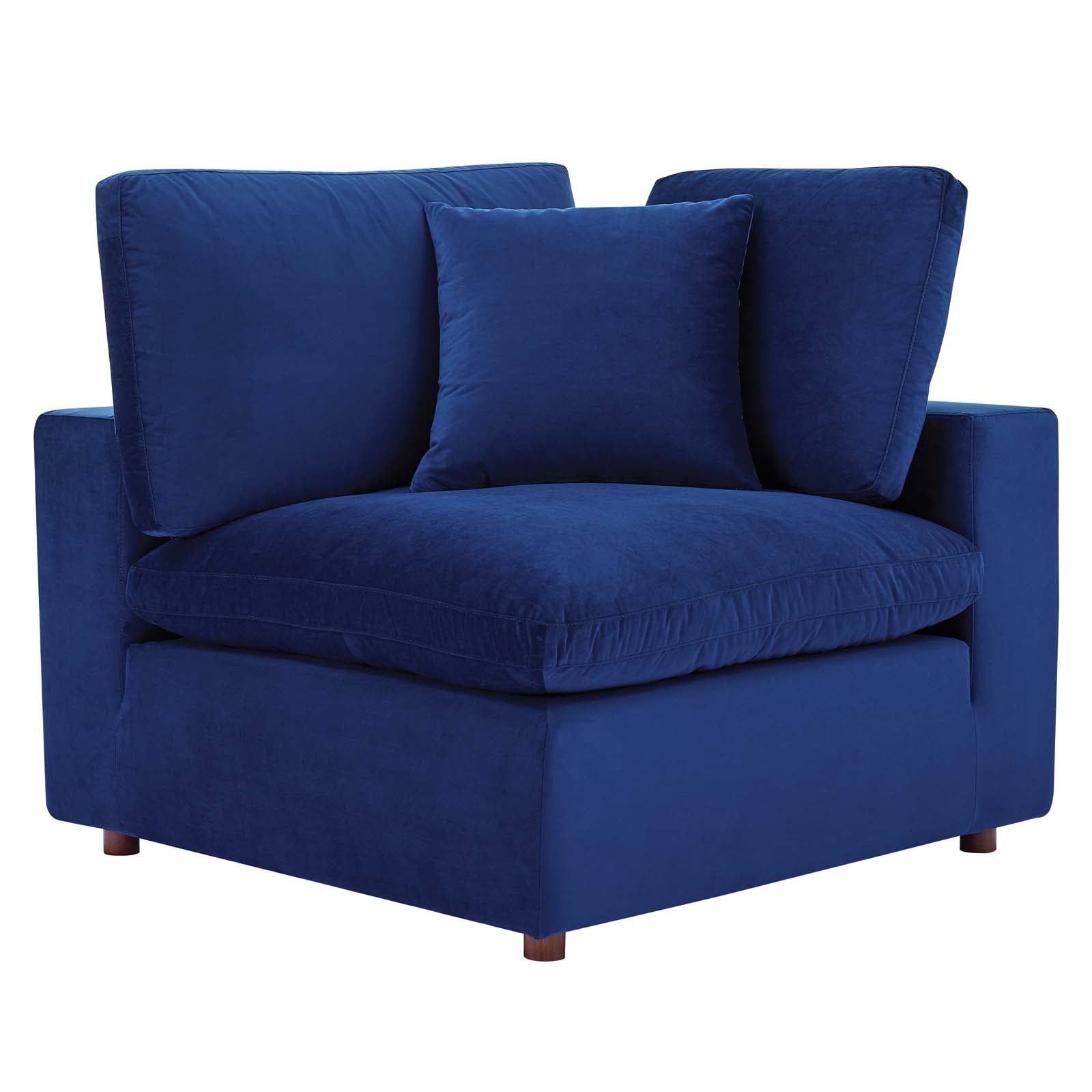 Modway Commix Down Filled Overstuffed Performance Velvet 5-Piece Sectional Sofa | Sofas | 