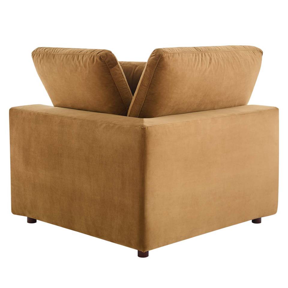 Modway Commix Down Filled Overstuffed Performance Velvet 8-Piece Sectional Sofa | Outdoor Sofas, Loveseats & Sectionals | 