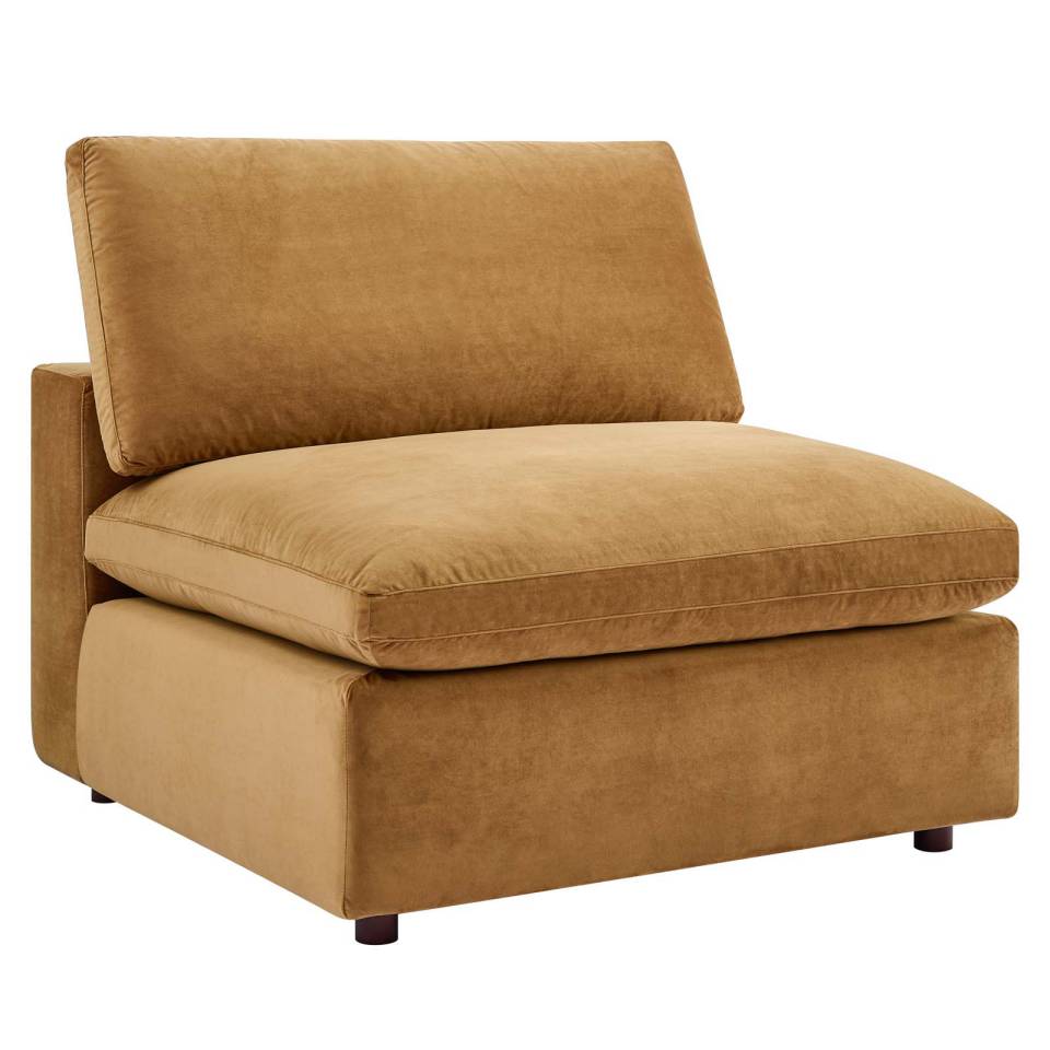 Modway Commix Down Filled Overstuffed Performance Velvet 8-Piece Sectional Sofa | Outdoor Sofas, Loveseats & Sectionals | 