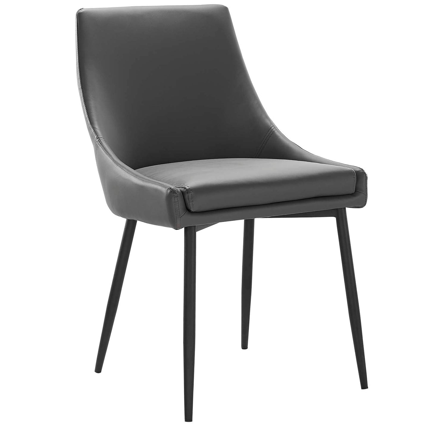 Modway Viscount Vegan Leather Dining Chairs - Set of 2 | Dining Chairs | Modishstore-6