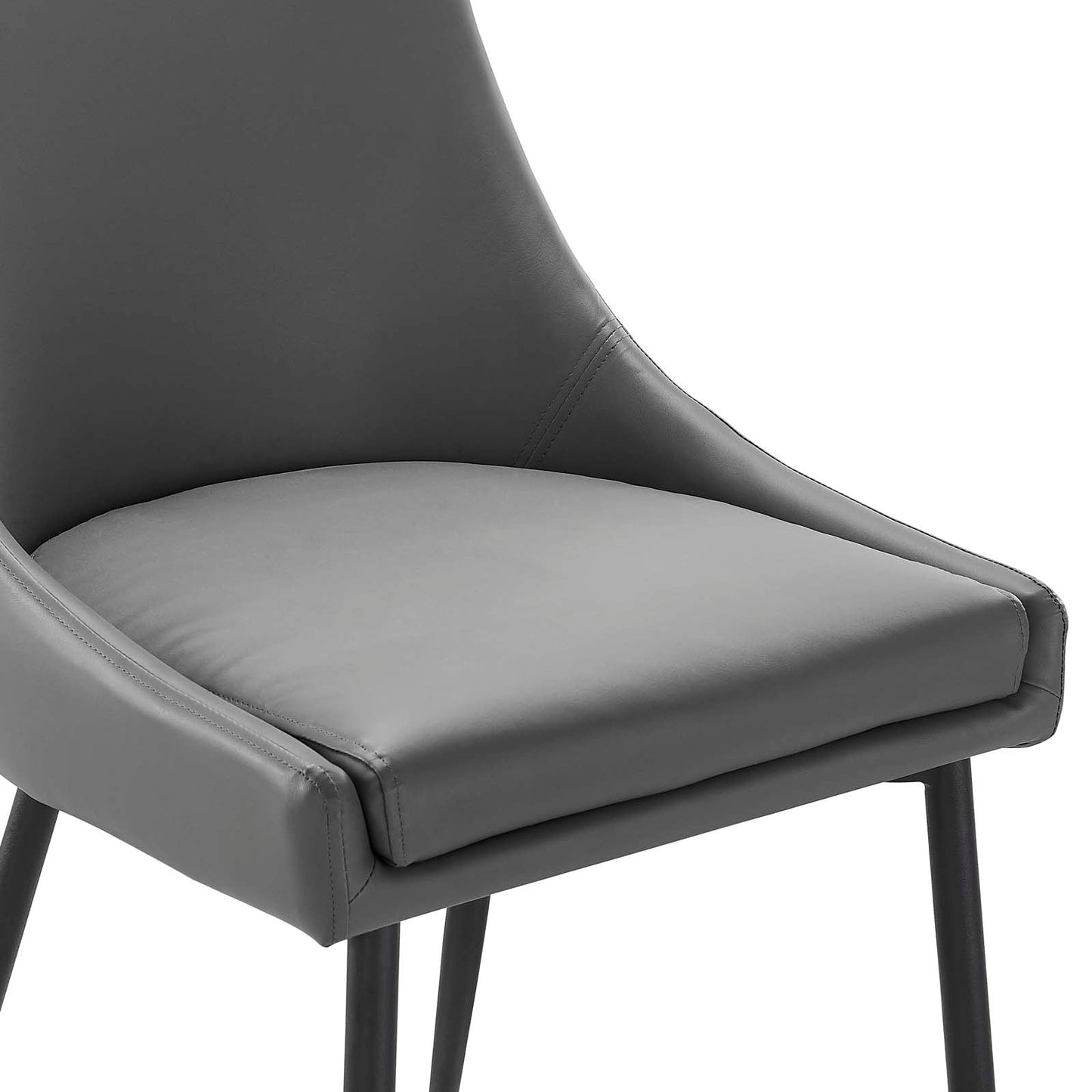 Modway Viscount Vegan Leather Dining Chairs - Set of 2 | Dining Chairs | Modishstore-3