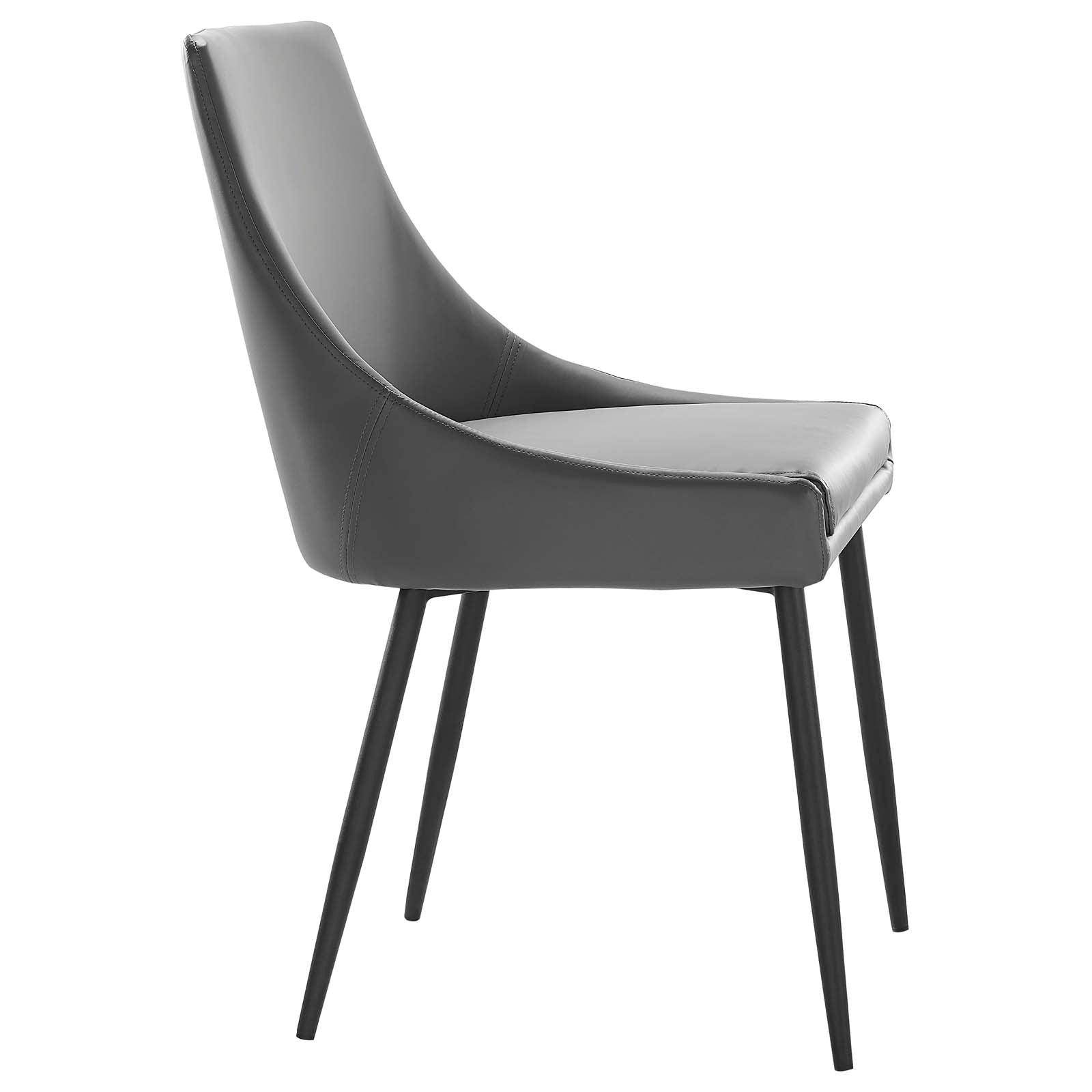 Modway Viscount Vegan Leather Dining Chairs - Set of 2 | Dining Chairs | Modishstore-5