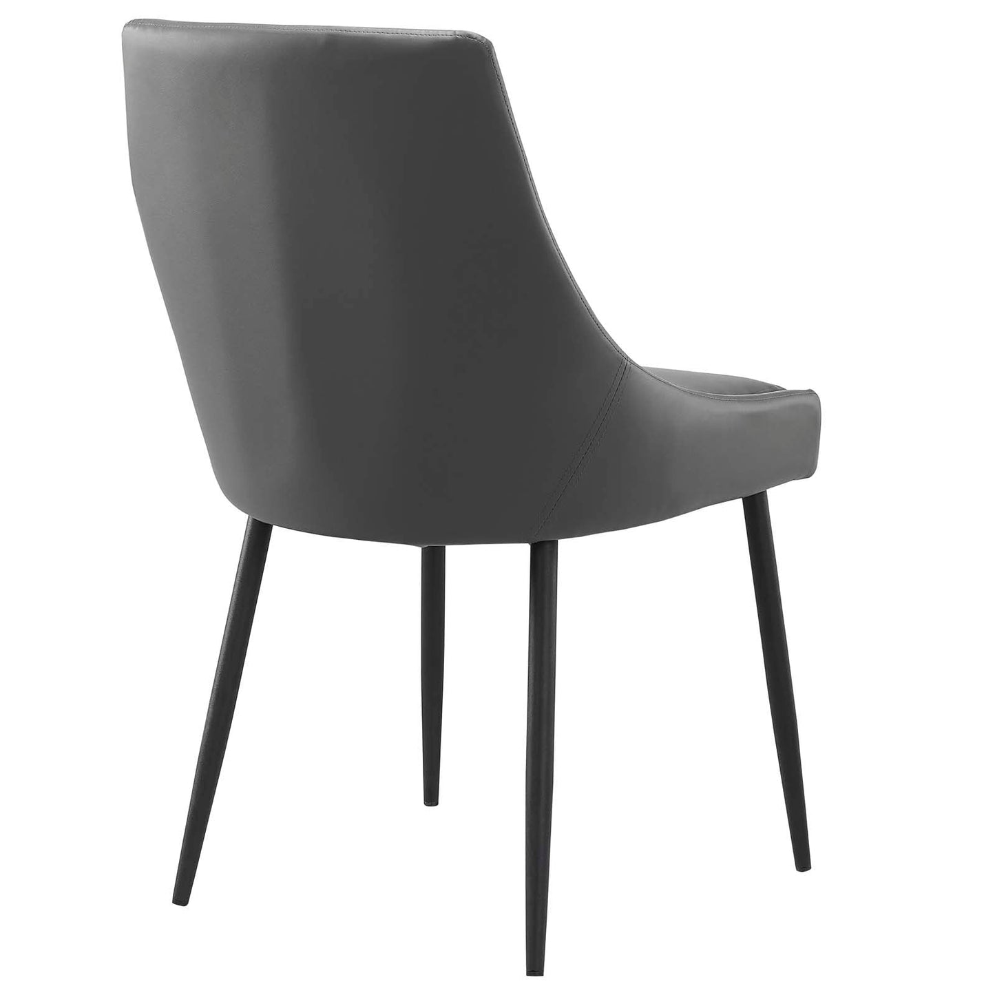 Modway Viscount Vegan Leather Dining Chairs - Set of 2 | Dining Chairs | Modishstore-4