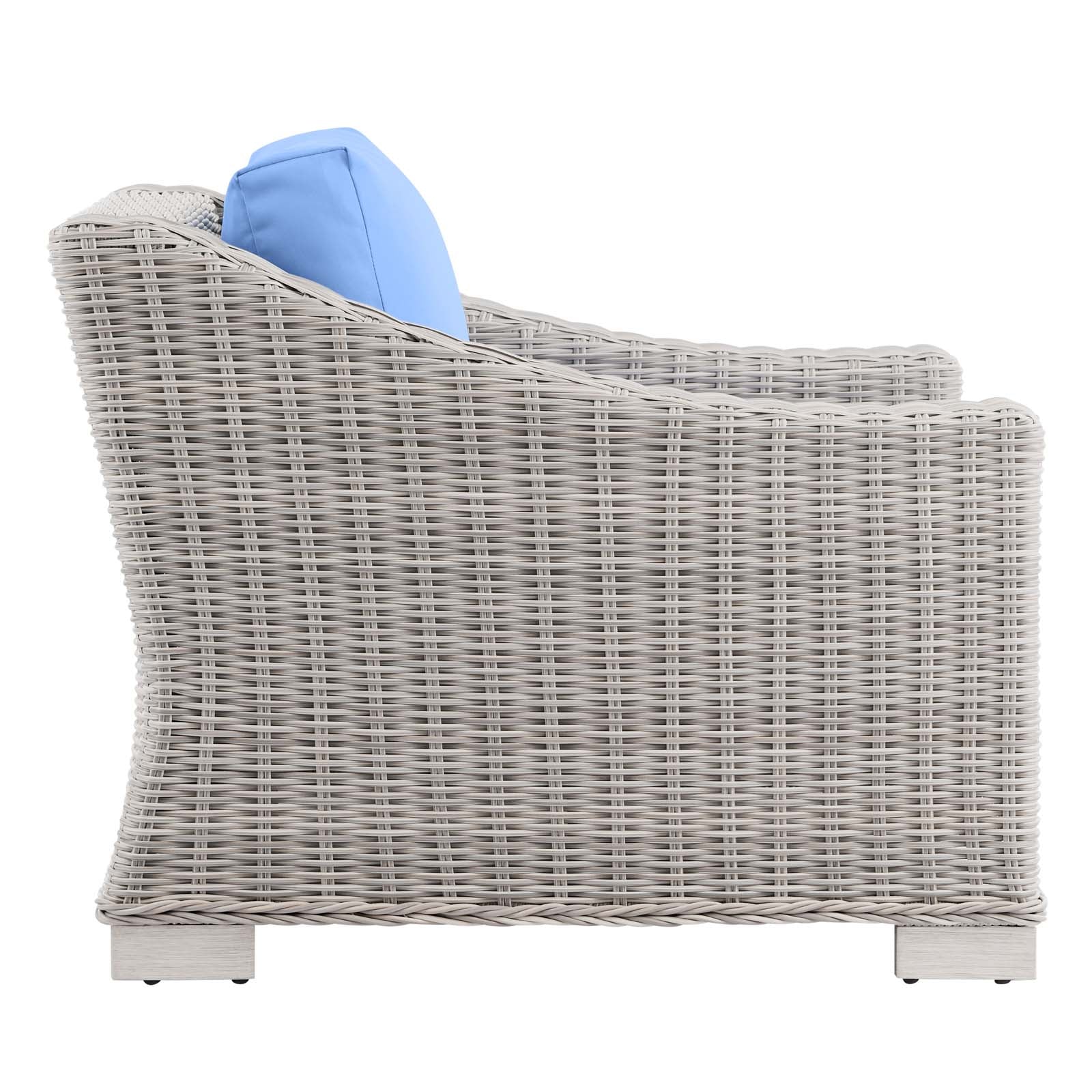 Modway Conway Outdoor Patio Wicker Rattan Armchair | Outdoor Sofas, Loveseats & Sectionals | 