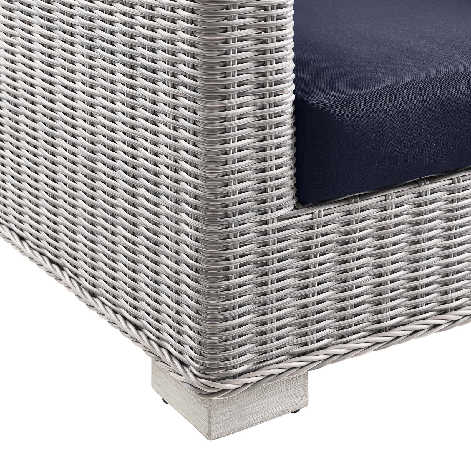 Modway Conway Outdoor Patio Wicker Rattan Armchair | Outdoor Sofas, Loveseats & Sectionals | 