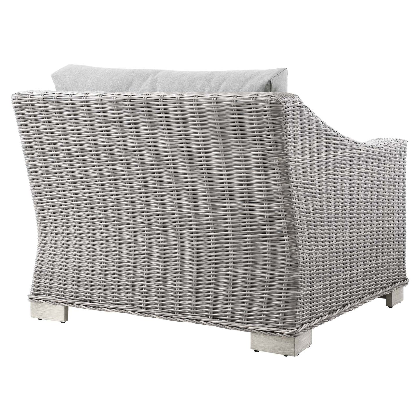 Modway Conway Outdoor Patio Wicker Rattan Left-Arm Chair | Outdoor Chairs | 