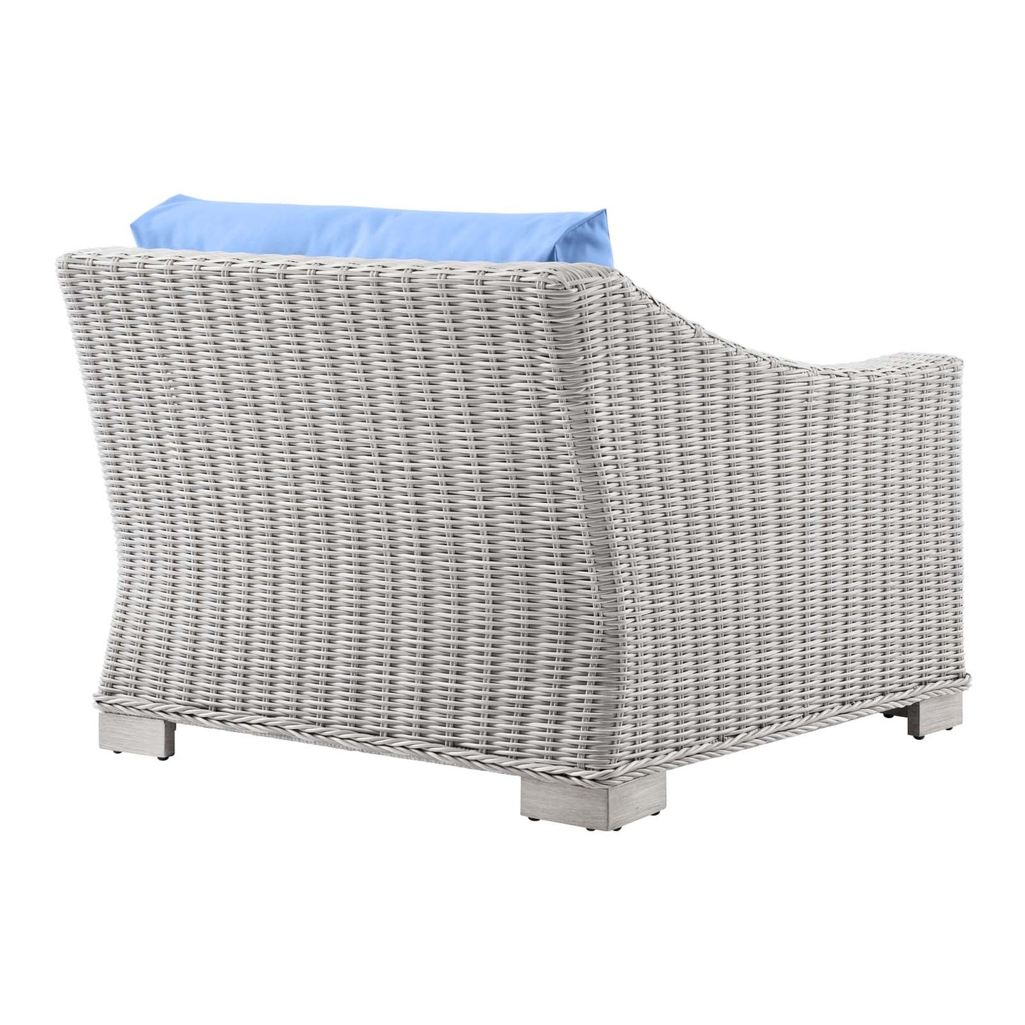 Modway Conway Outdoor Patio Wicker Rattan Left-Arm Chair | Outdoor Chairs | 
