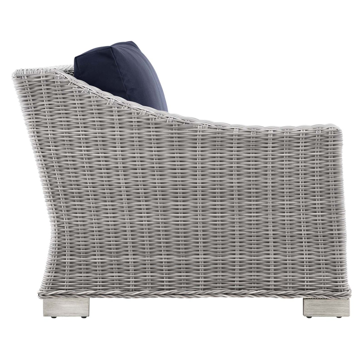 Modway Conway Outdoor Patio Wicker Rattan Left-Arm Chair | Outdoor Chairs | 