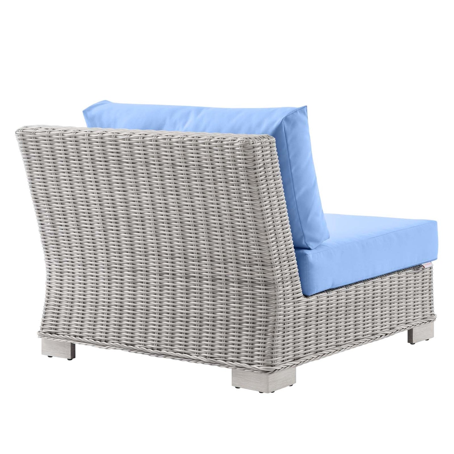 Modway Conway Outdoor Patio Wicker Rattan Right-Arm Chair | Outdoor Chairs | 