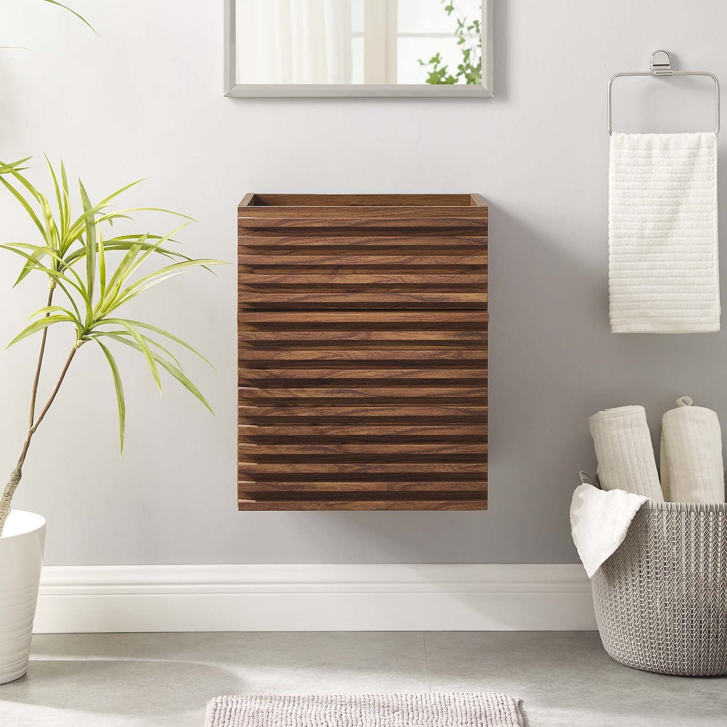 Render 18" Wall-Mount Bathroom Vanity Cabinet By Modway - EEI-4848 | Bathroom Accessories | Modishstore - 32