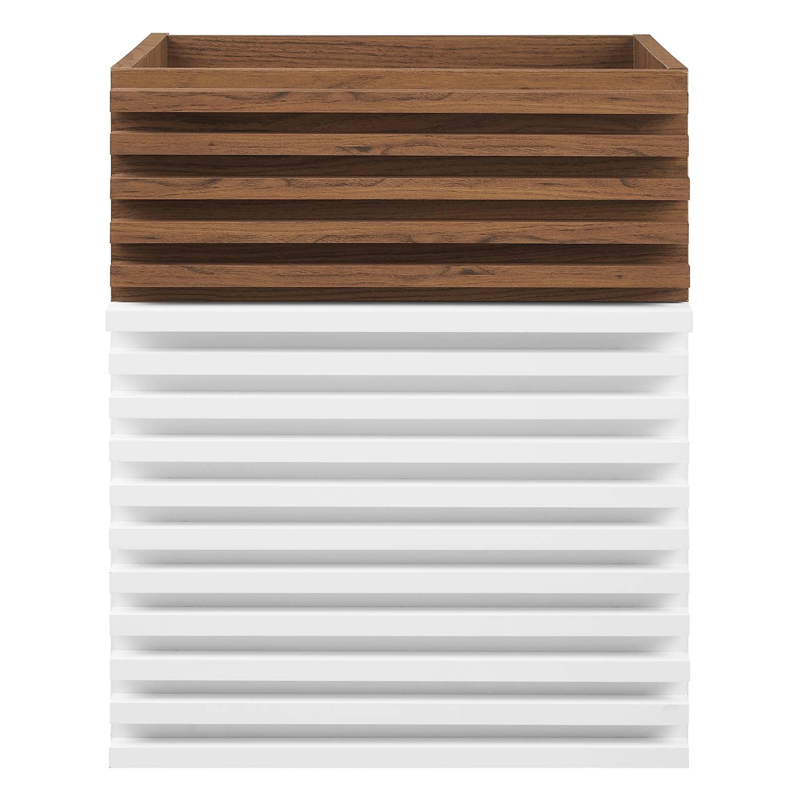 Render 18" Wall-Mount Bathroom Vanity Cabinet By Modway - EEI-4848 | Bathroom Accessories | Modishstore - 45
