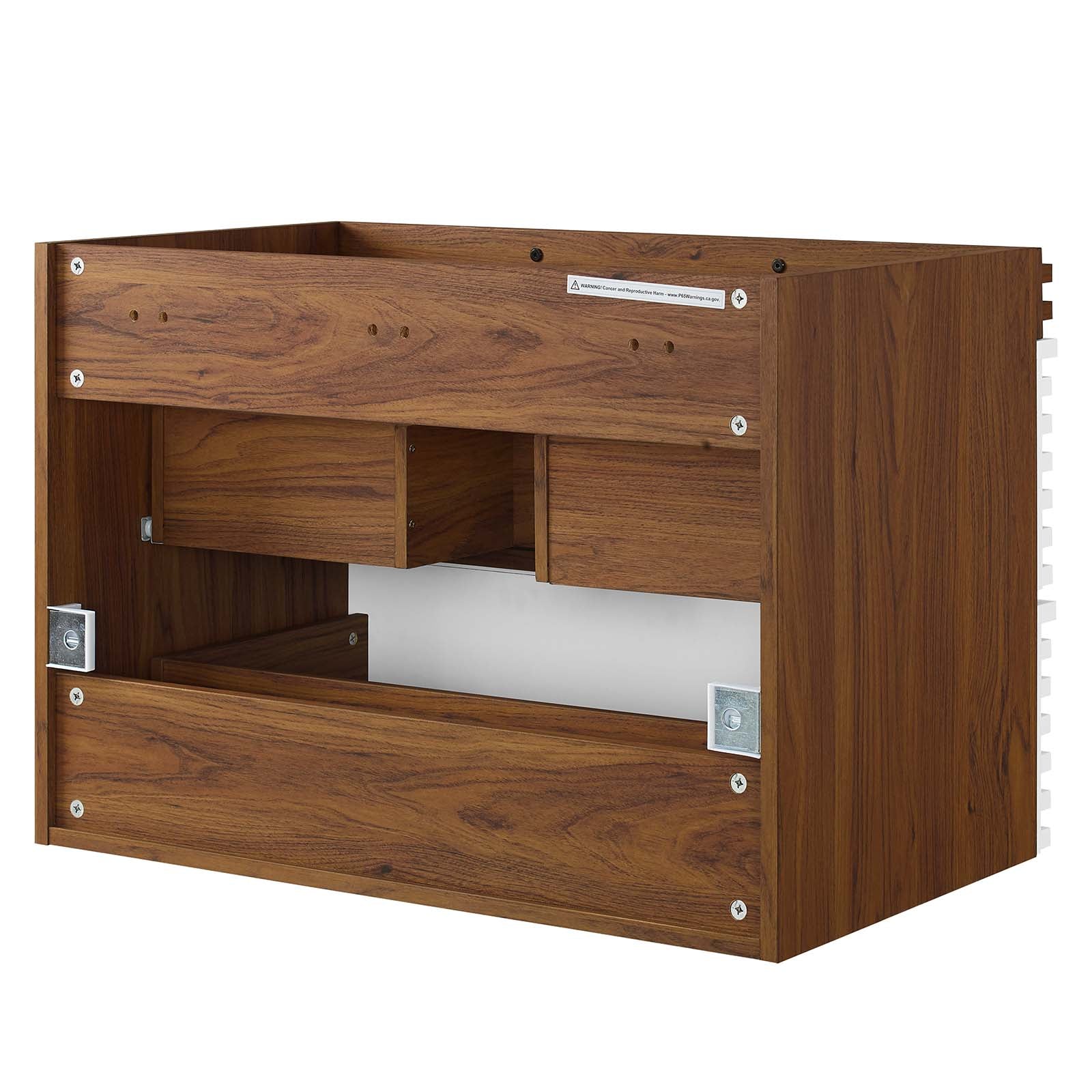 Render 30" Wall-Mount Bathroom Vanity By Modway - EEI-4850 | Bathroom Accessories | Modishstore - 45