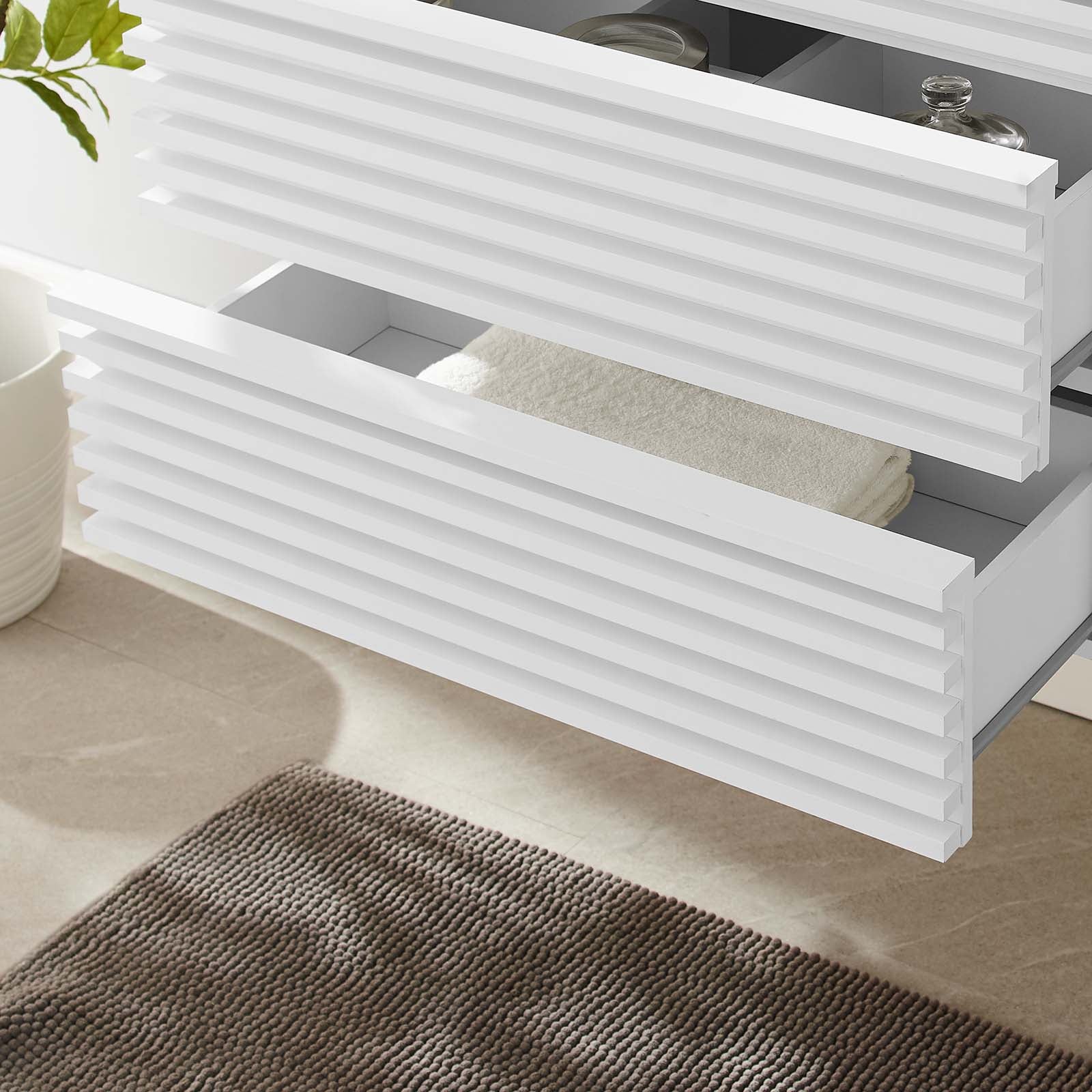 Render 30" Wall-Mount Bathroom Vanity By Modway - EEI-4850 | Bathroom Accessories | Modishstore - 39