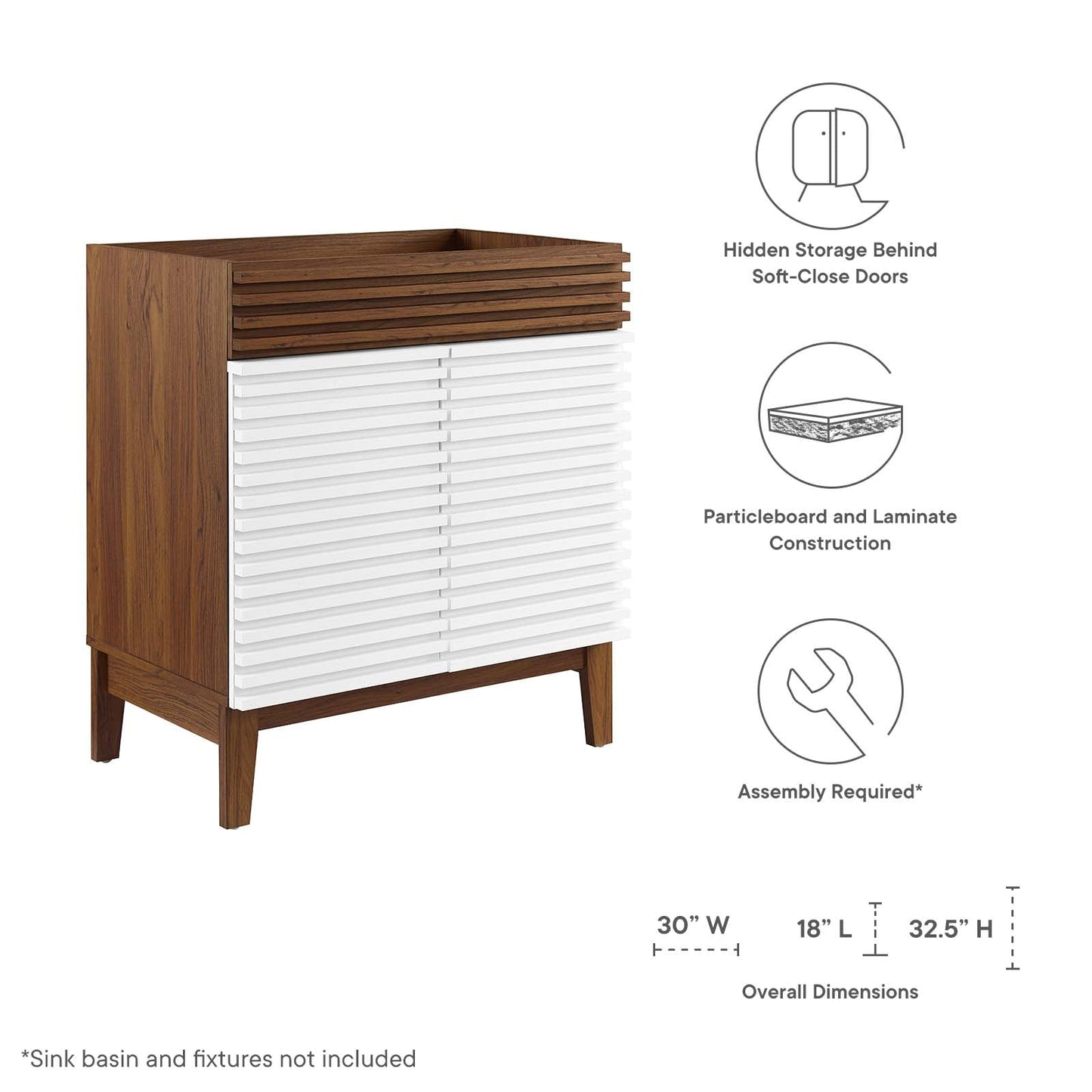 Render 30" Bathroom Vanity Cabinet By Modway - EEI-4851 | Bathroom Accessories | Modishstore - 47