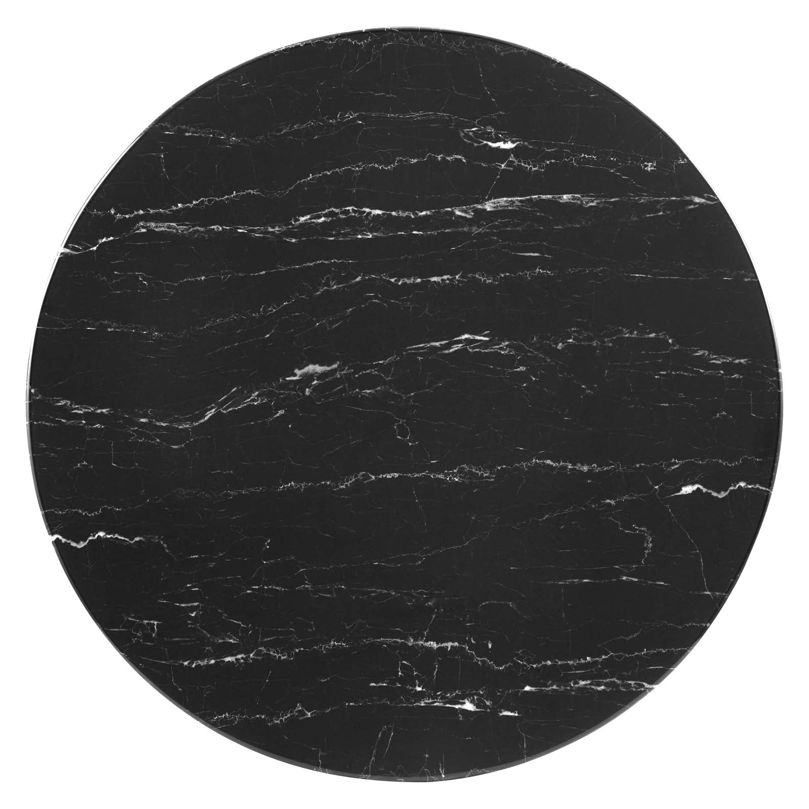 Modway Lippa 36" Round Artificial Marble Coffee Table | Coffee Tables | Modishstore-3