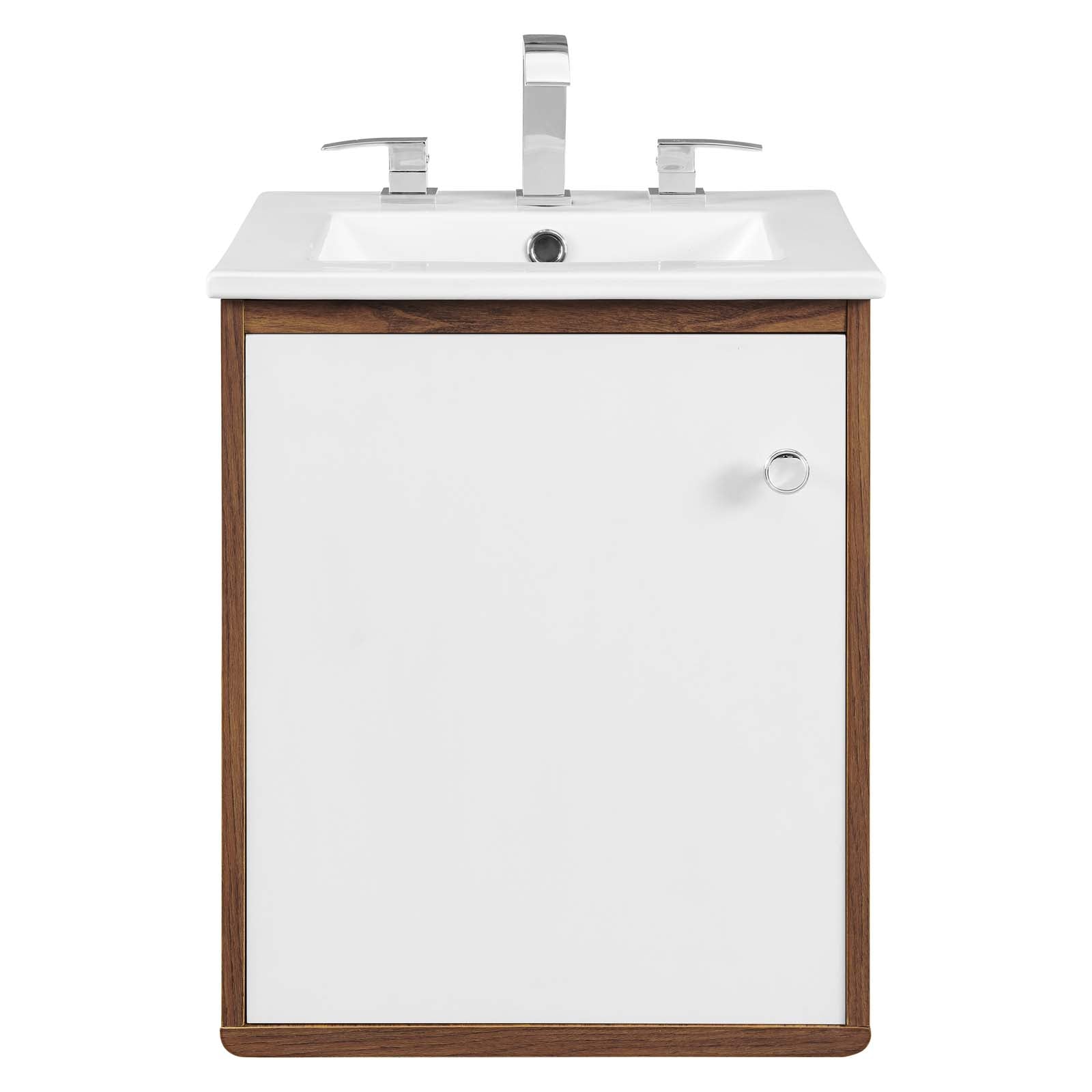 Transmit 18" Wall-Mount Bathroom Vanity By Modway | Bathroom Accessories | Modishstore-3