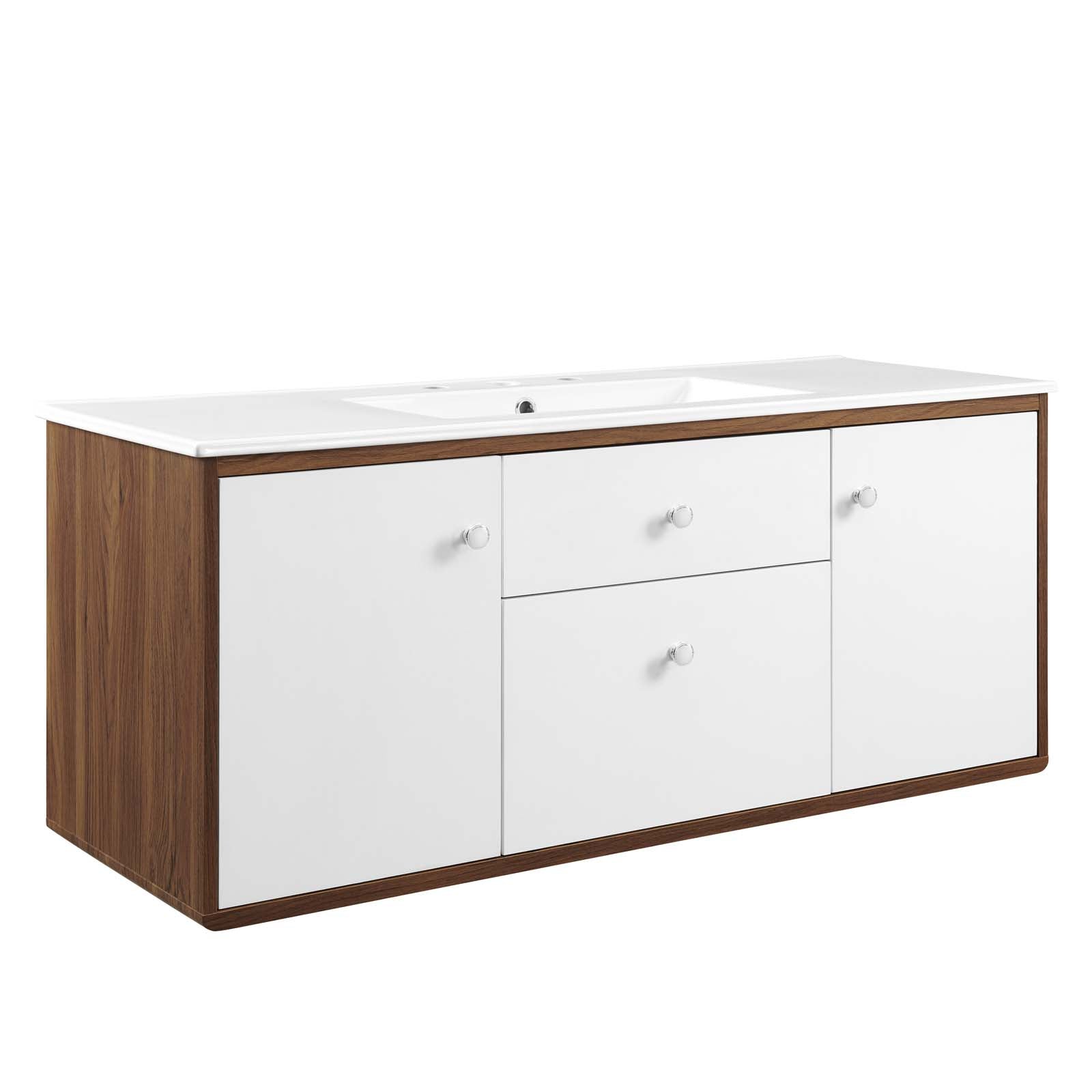 Modway Transmit 48" Wall-Mount Bathroom Vanity | Bathroom Accessories | Modishstore-2