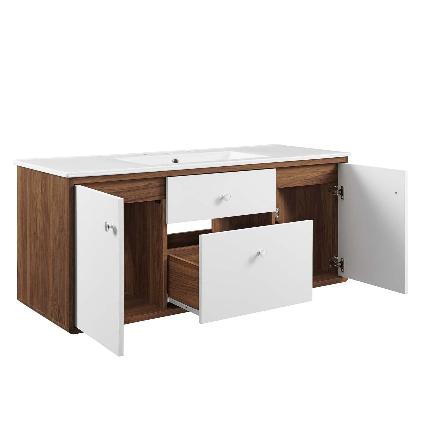 Modway Transmit 48" Wall-Mount Bathroom Vanity | Bathroom Accessories | Modishstore-3