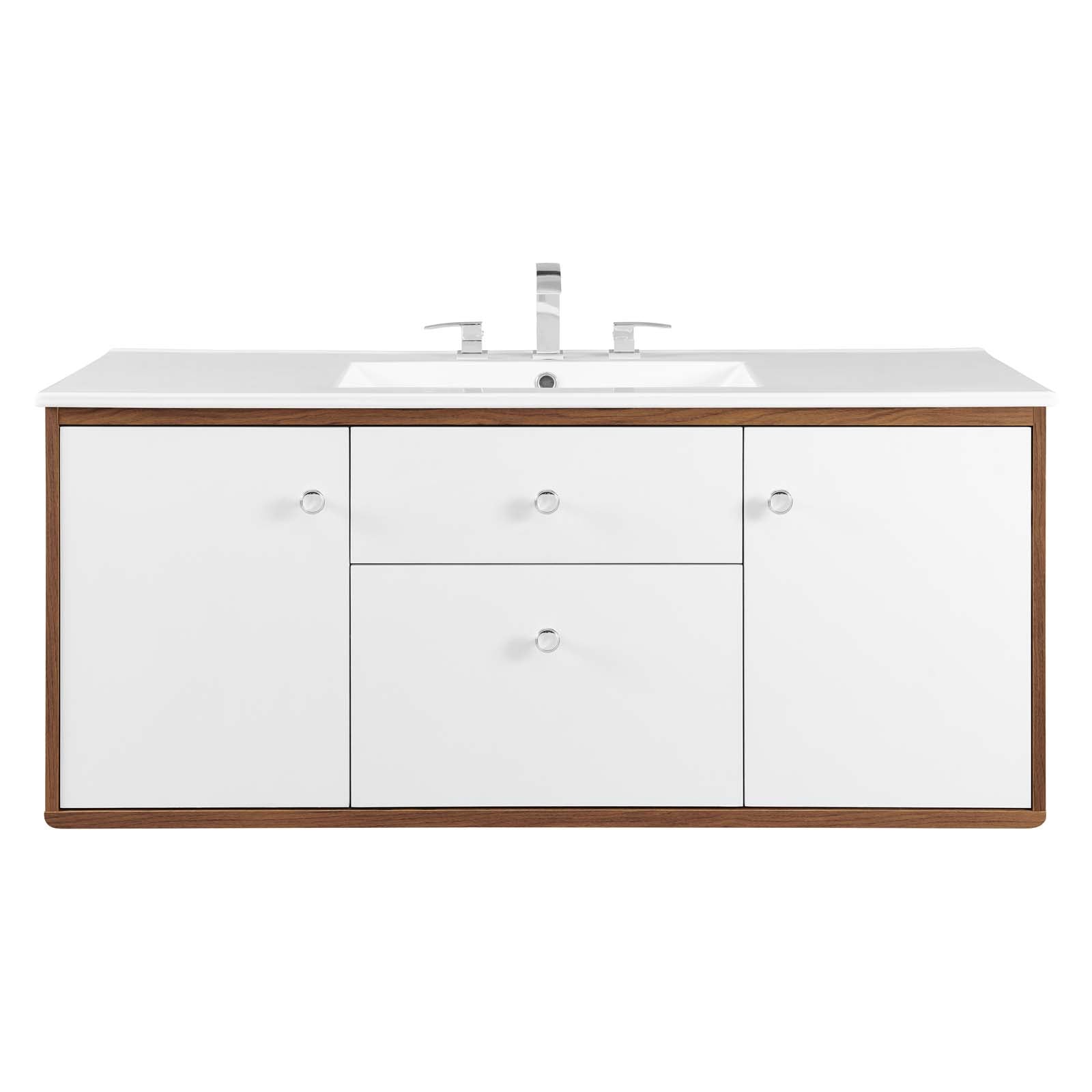 Modway Transmit 48" Wall-Mount Bathroom Vanity | Bathroom Accessories | Modishstore-4