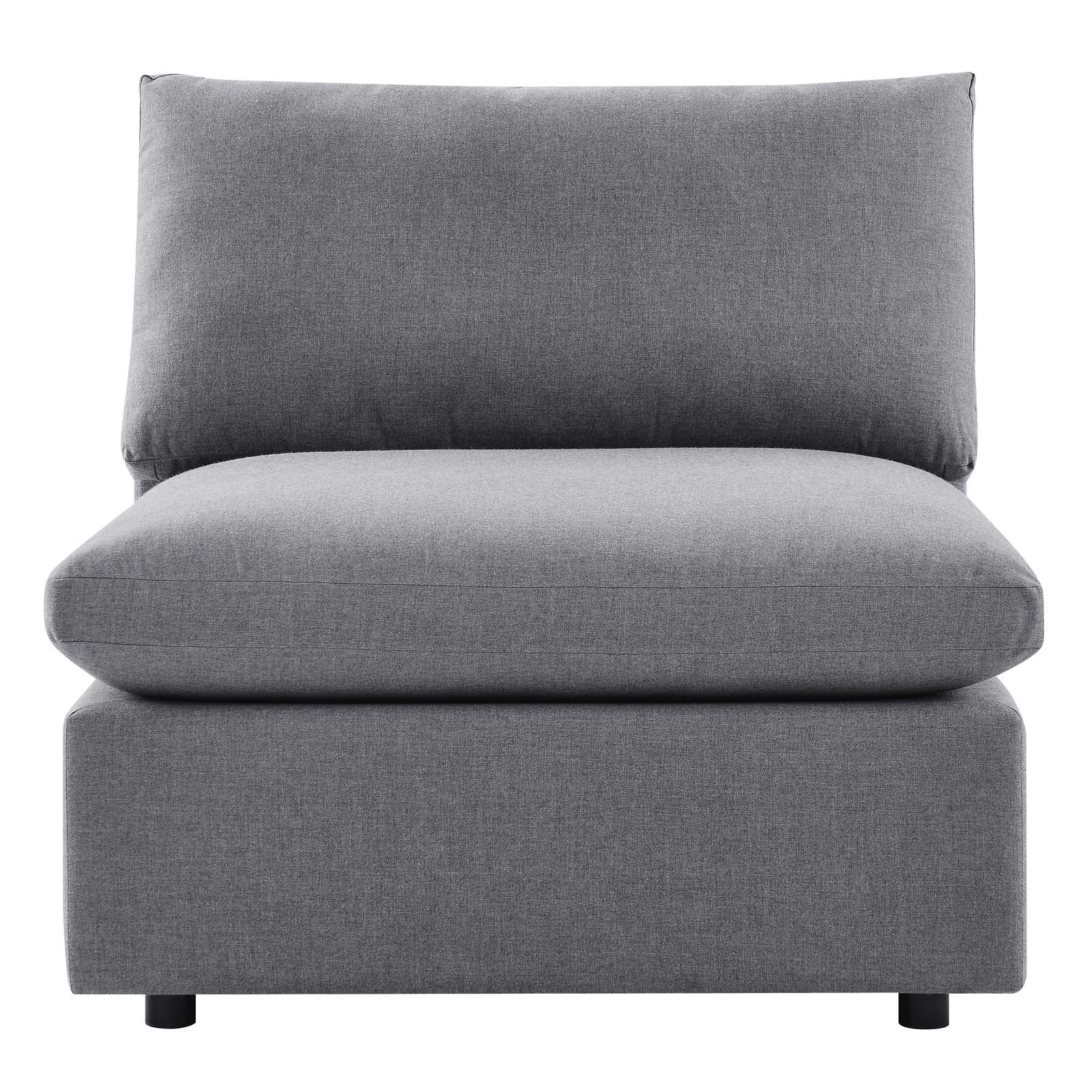 Modway Commix Sunbrella® Outdoor Patio Armless Chair | Outdoor Sofas, Loveseats & Sectionals | 