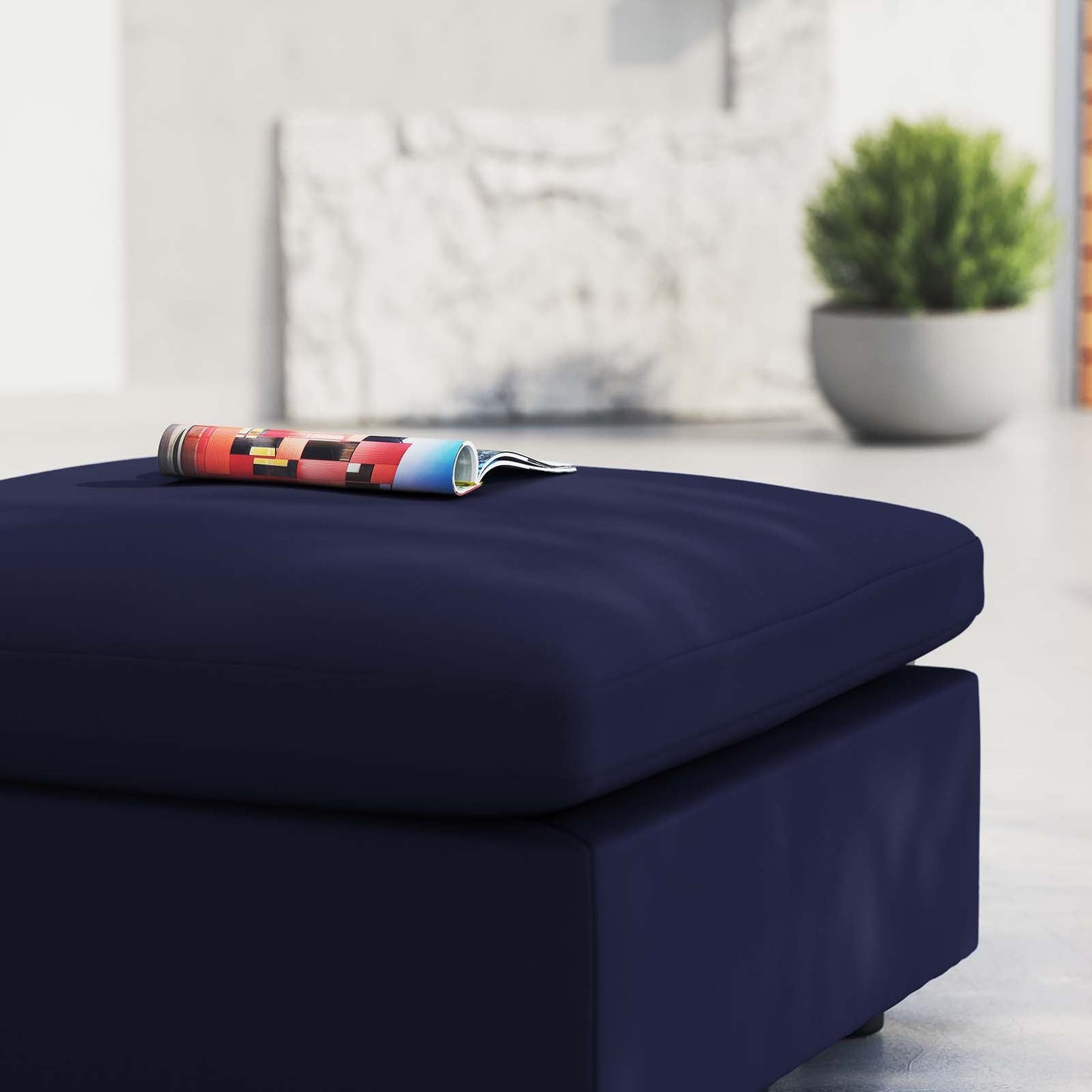 Modway Commix Sunbrella® Outdoor Patio Ottoman | Outdoor Sofas, Loveseats & Sectionals | 