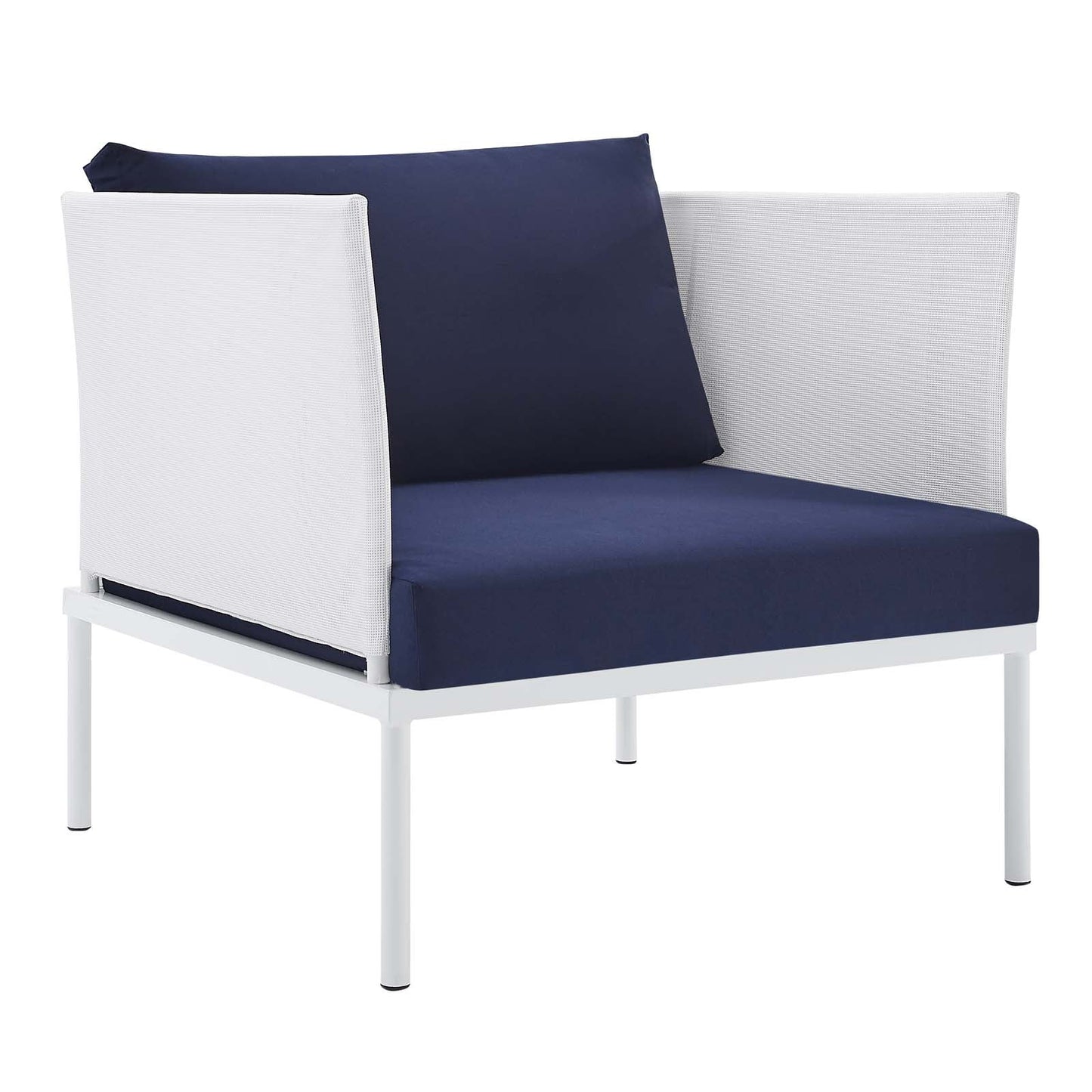 Modway Harmony 7-Piece  Sunbrella® Outdoor Patio Aluminum Sectional Sofa Set | Outdoor Sofas, Loveseats & Sectionals | 