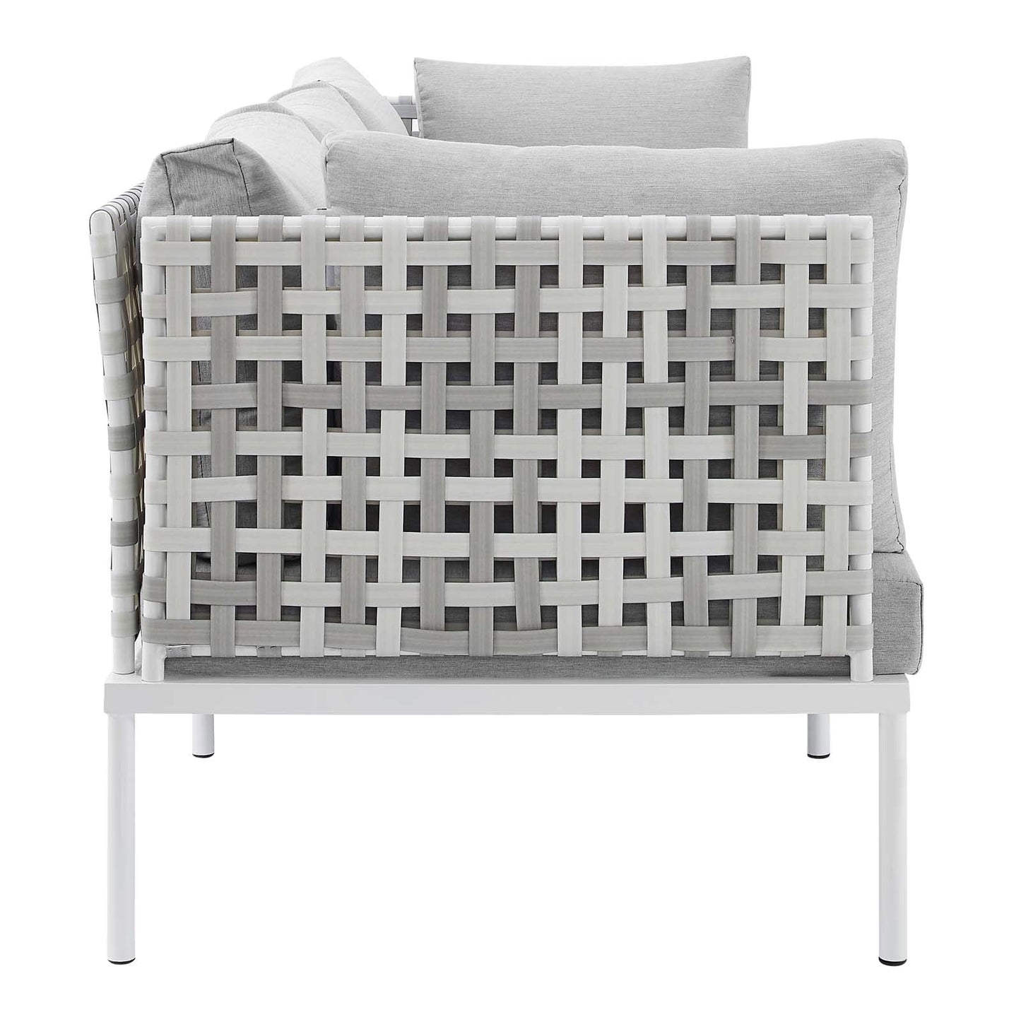 Modway Harmony Sunbrella® Basket Weave Outdoor Patio Aluminum Sofa | Outdoor Sofas, Loveseats & Sectionals | 