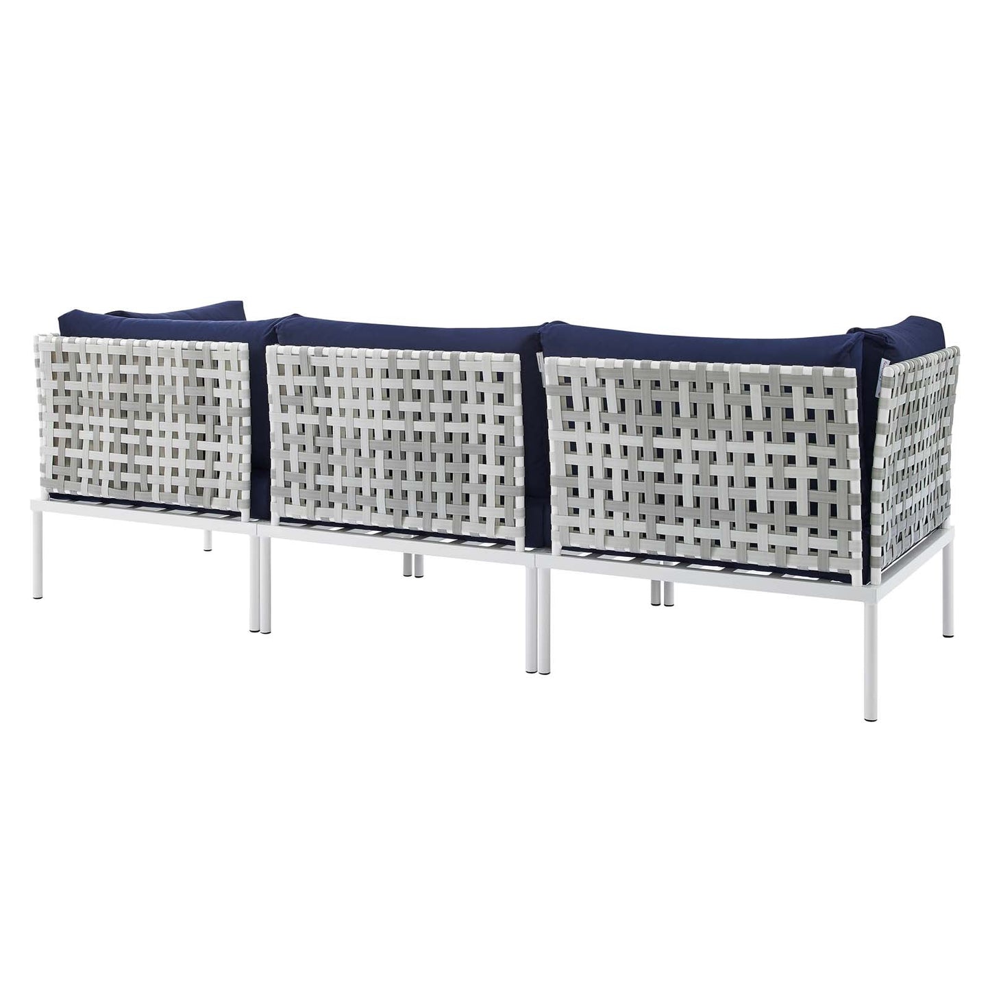 Modway Harmony Sunbrella® Basket Weave Outdoor Patio Aluminum Sofa | Outdoor Sofas, Loveseats & Sectionals | 
