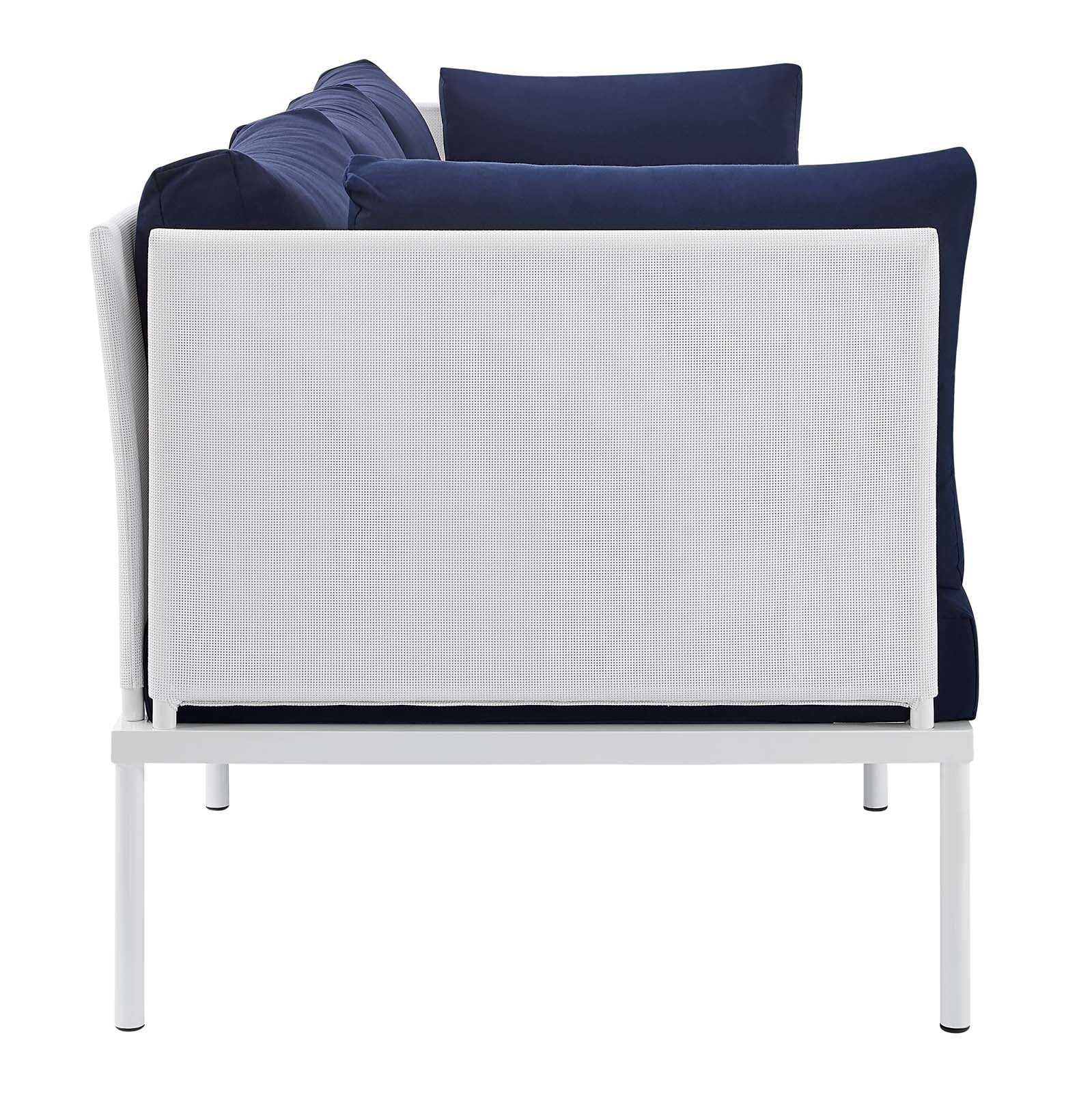 Modway Harmony Sunbrella® Outdoor Patio Aluminum Sofa | Outdoor Sofas, Loveseats & Sectionals | 