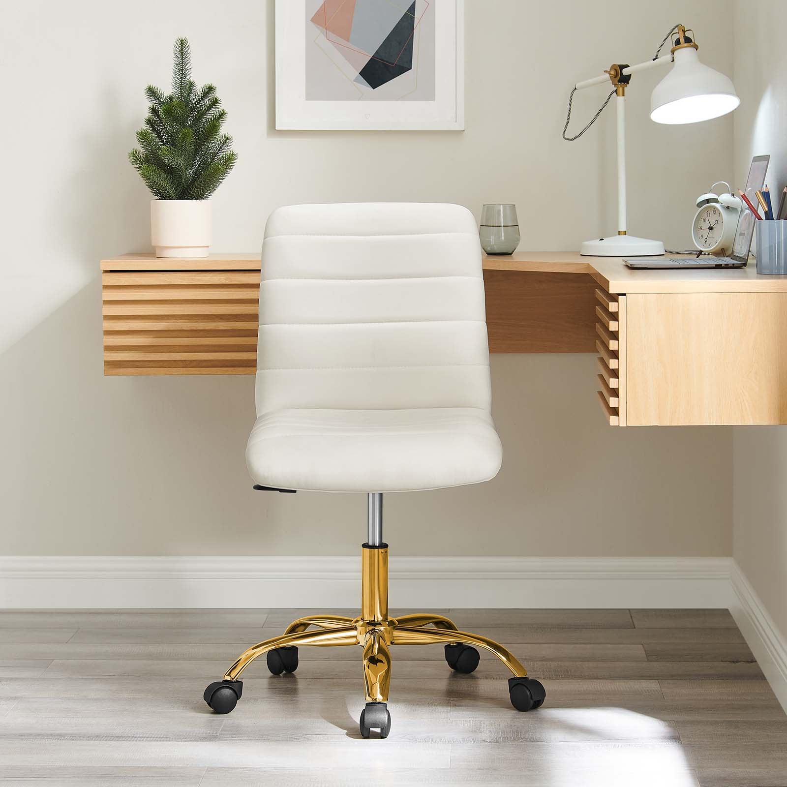Ripple Armless Performance Velvet Office Chair By Modway - EEI-4972 | Office Chairs | Modishstore - 32
