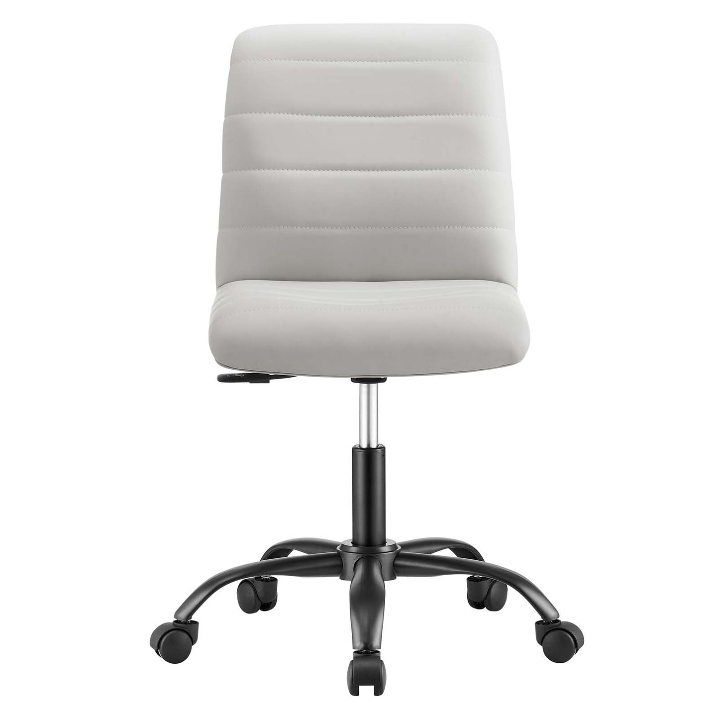 Ripple Armless Vegan Leather Office Chair By Modway - EEI-4974 | Office Chairs | Modishstore - 5