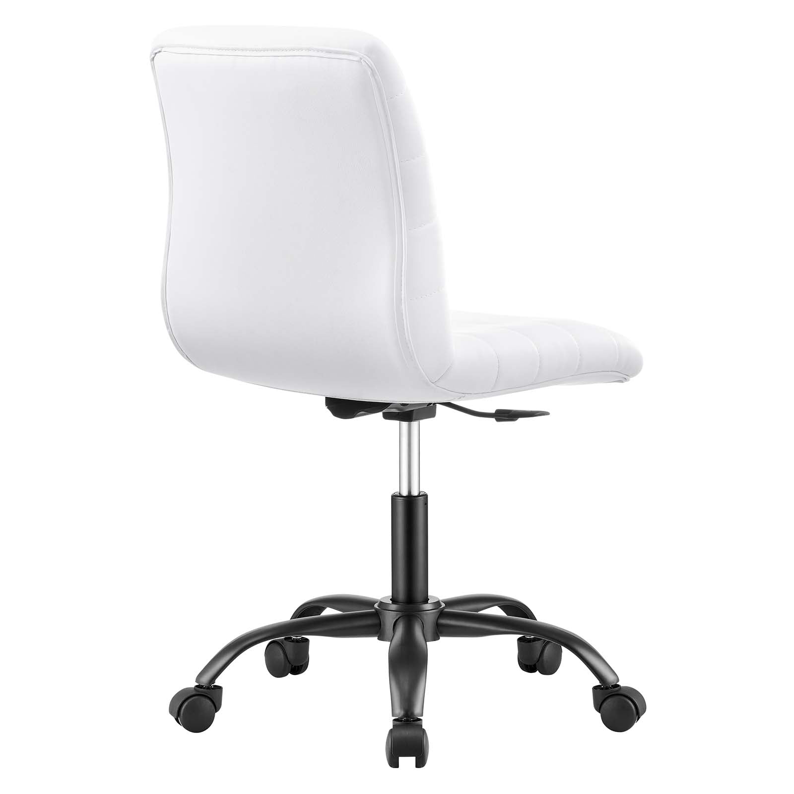 Ripple Armless Vegan Leather Office Chair By Modway - EEI-4974 | Office Chairs | Modishstore - 19