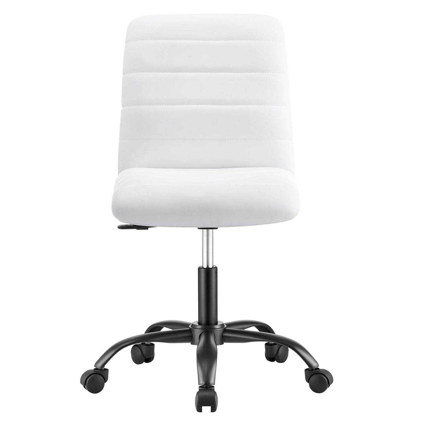 Ripple Armless Vegan Leather Office Chair By Modway - EEI-4974 | Office Chairs | Modishstore - 20