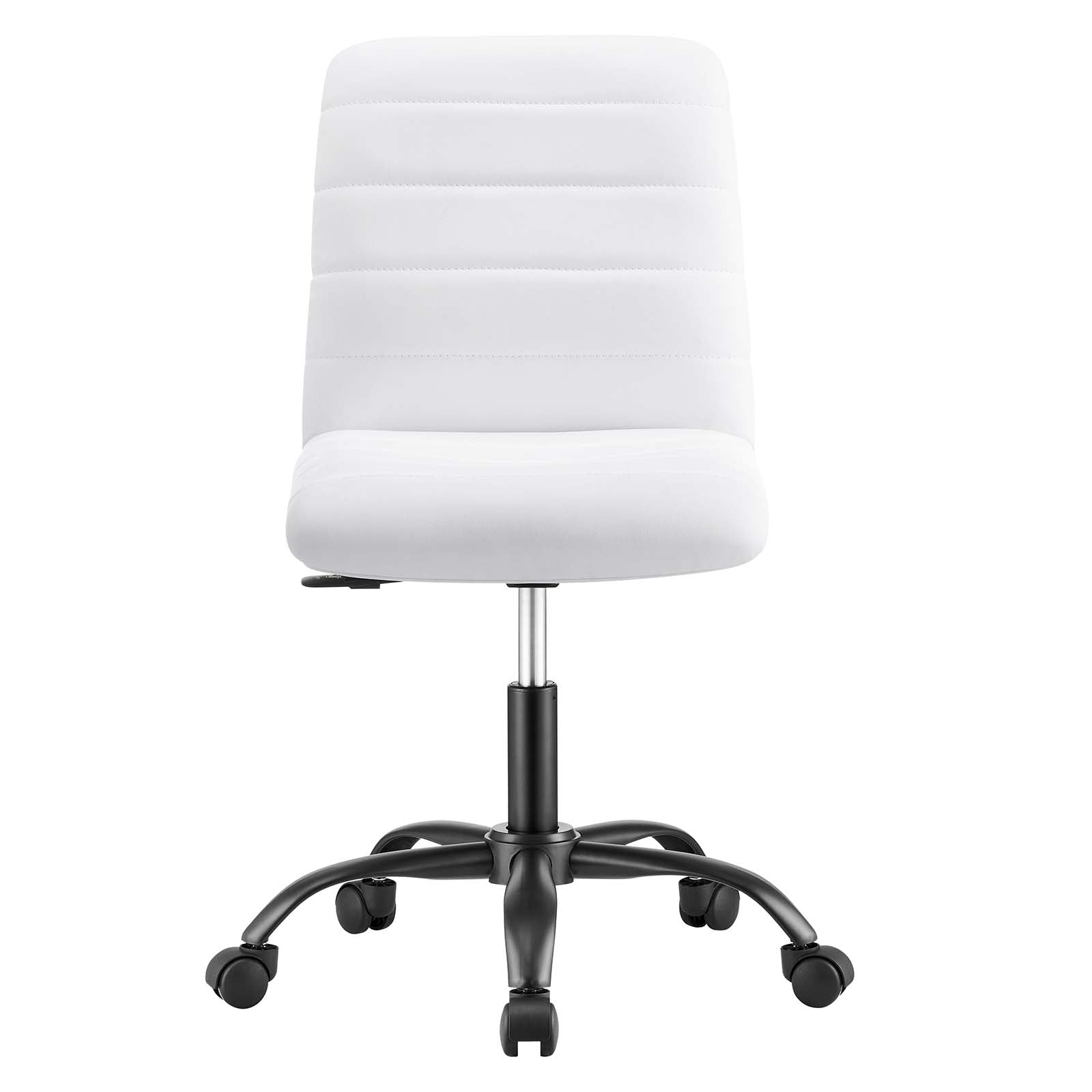 Ripple Armless Vegan Leather Office Chair By Modway - EEI-4974 | Office Chairs | Modishstore - 20