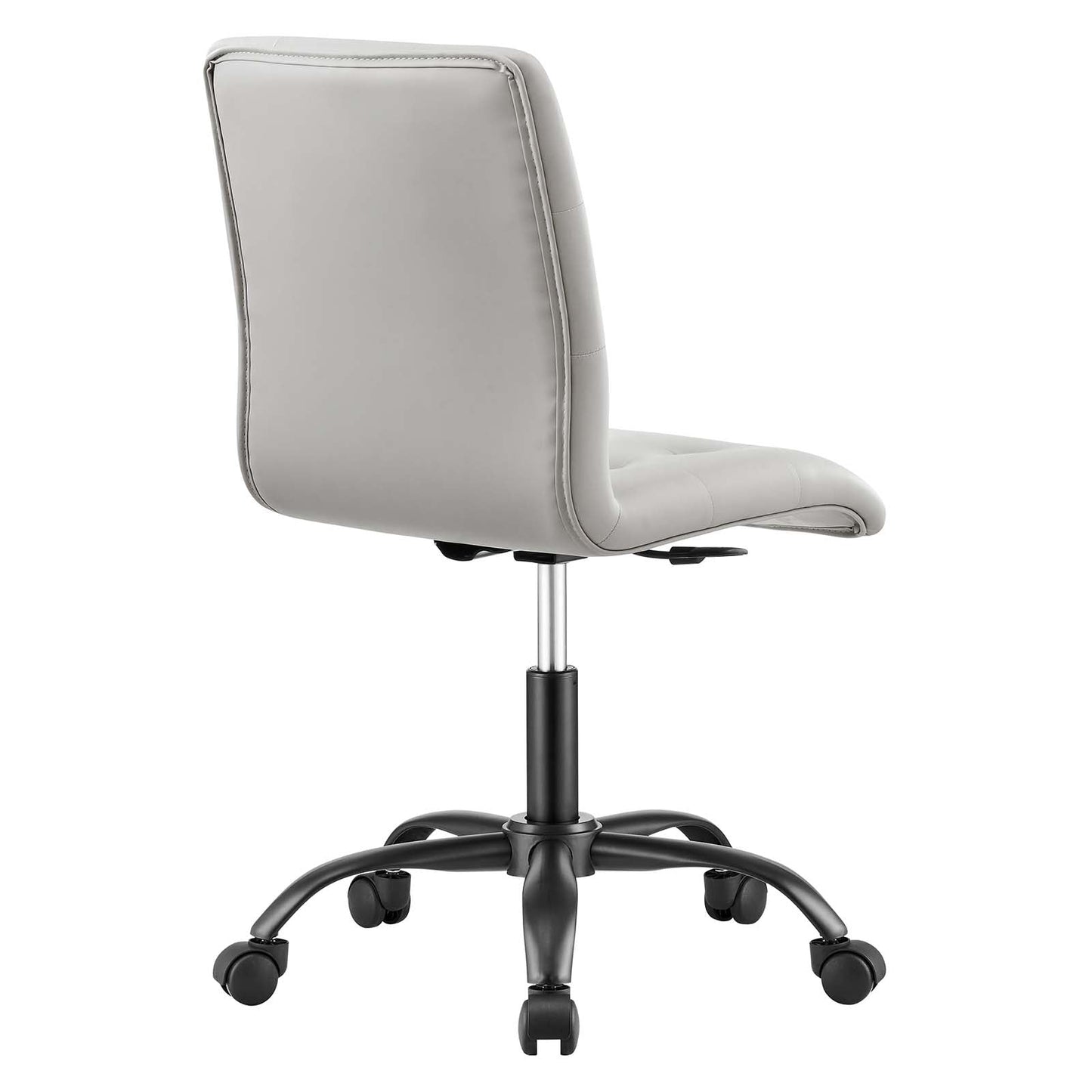 Prim Armless Vegan Leather Office Chair By Modway - EEI-4975 | Office Chairs | Modishstore - 4