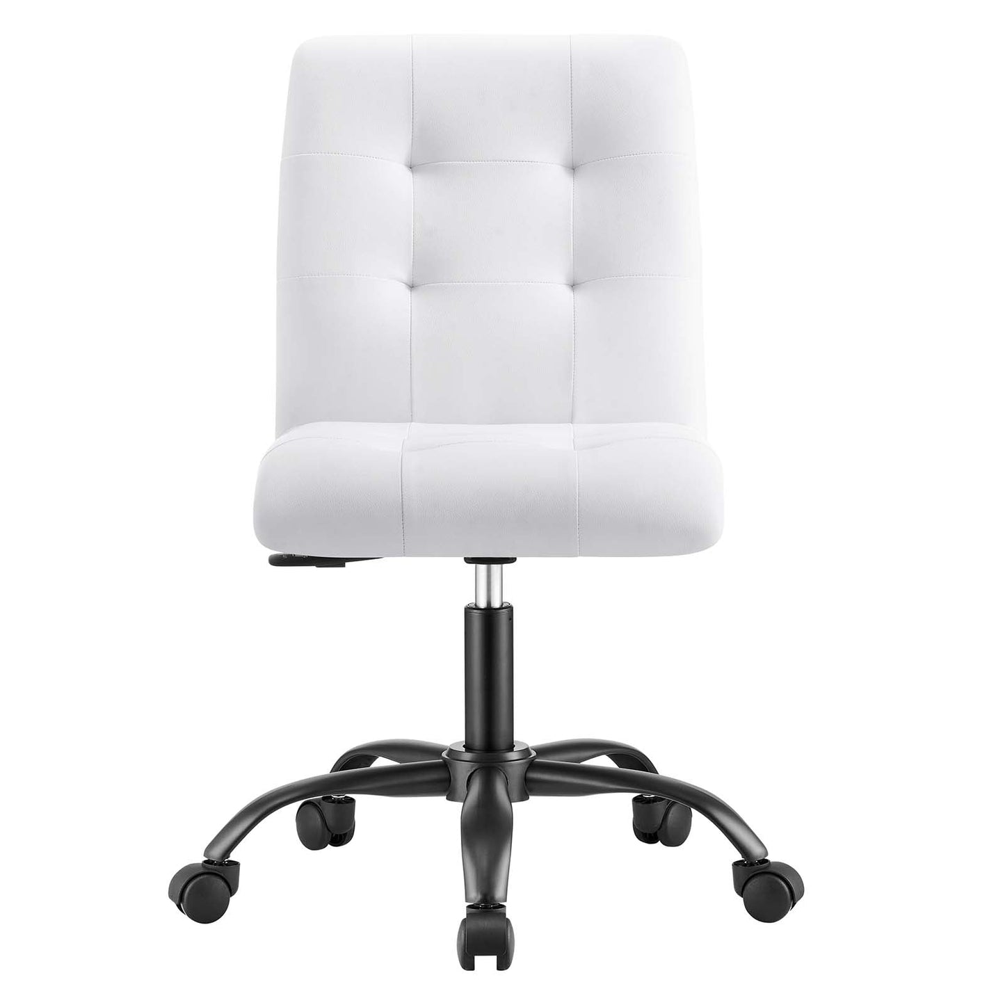 Prim Armless Vegan Leather Office Chair By Modway - EEI-4975 | Office Chairs | Modishstore - 20