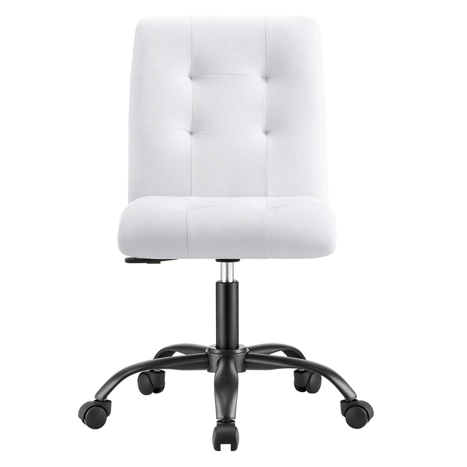 Prim Armless Vegan Leather Office Chair By Modway - EEI-4975 | Office Chairs | Modishstore - 20