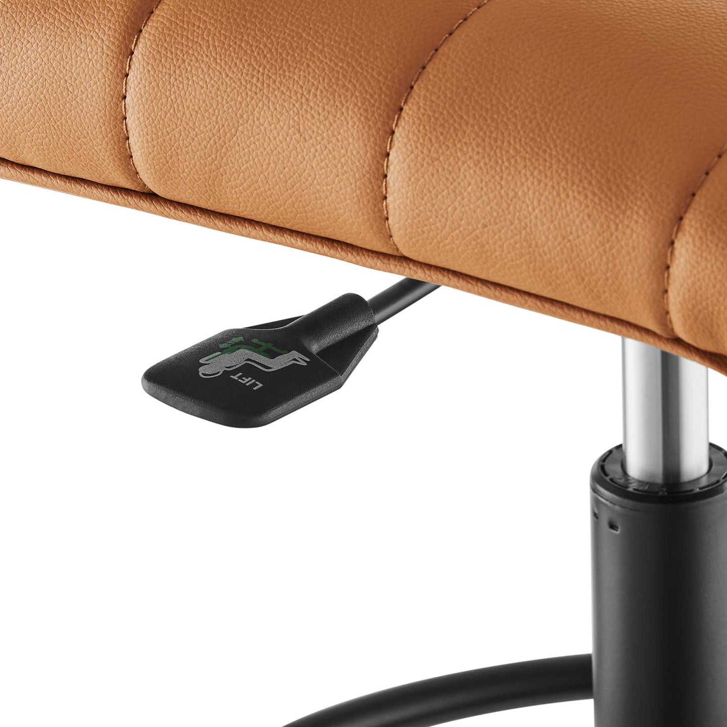 Ripple Armless Vegan Leather Drafting Chair By Modway - EEI-4978 | Office Chairs | Modishstore - 13