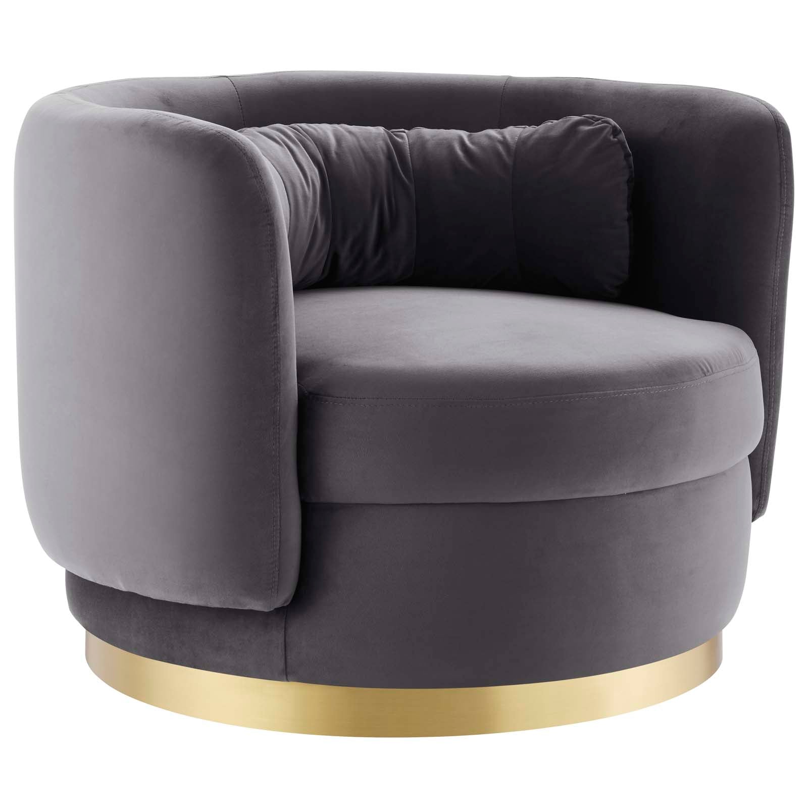 Relish Performance Velvet Performance Velvet Swivel Chair By Modway | Armchairs | Modishstore-2