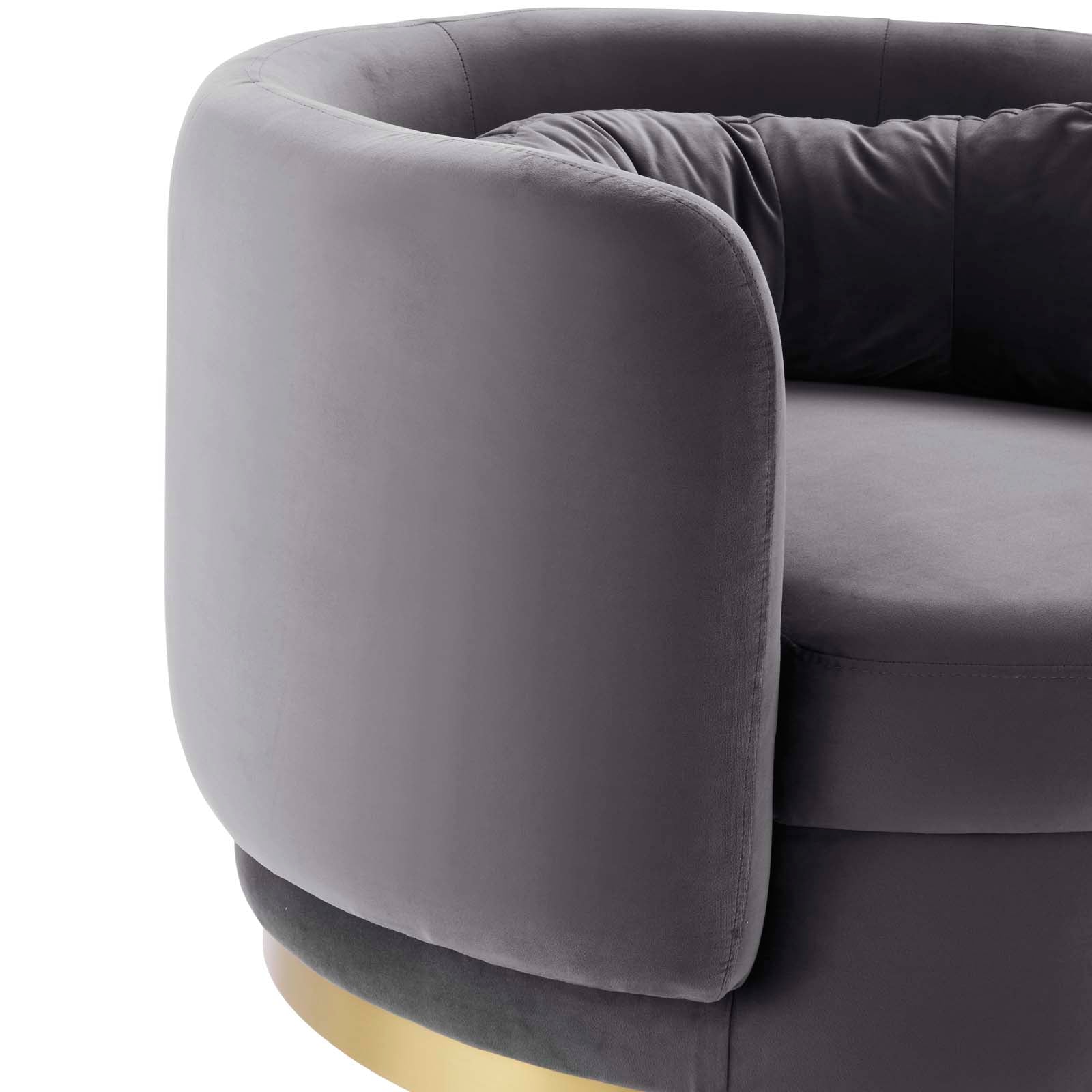 Relish Performance Velvet Performance Velvet Swivel Chair By Modway | Armchairs | Modishstore-5