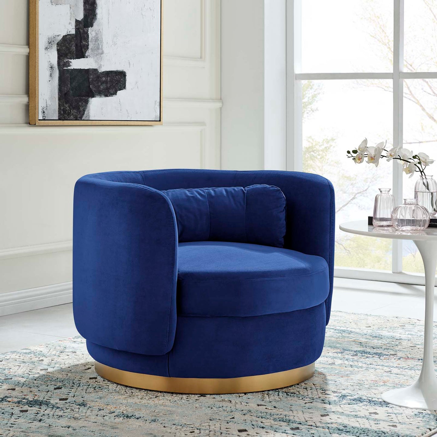 Relish Performance Velvet Performance Velvet Swivel Chair By Modway | Armchairs | Modishstore-14