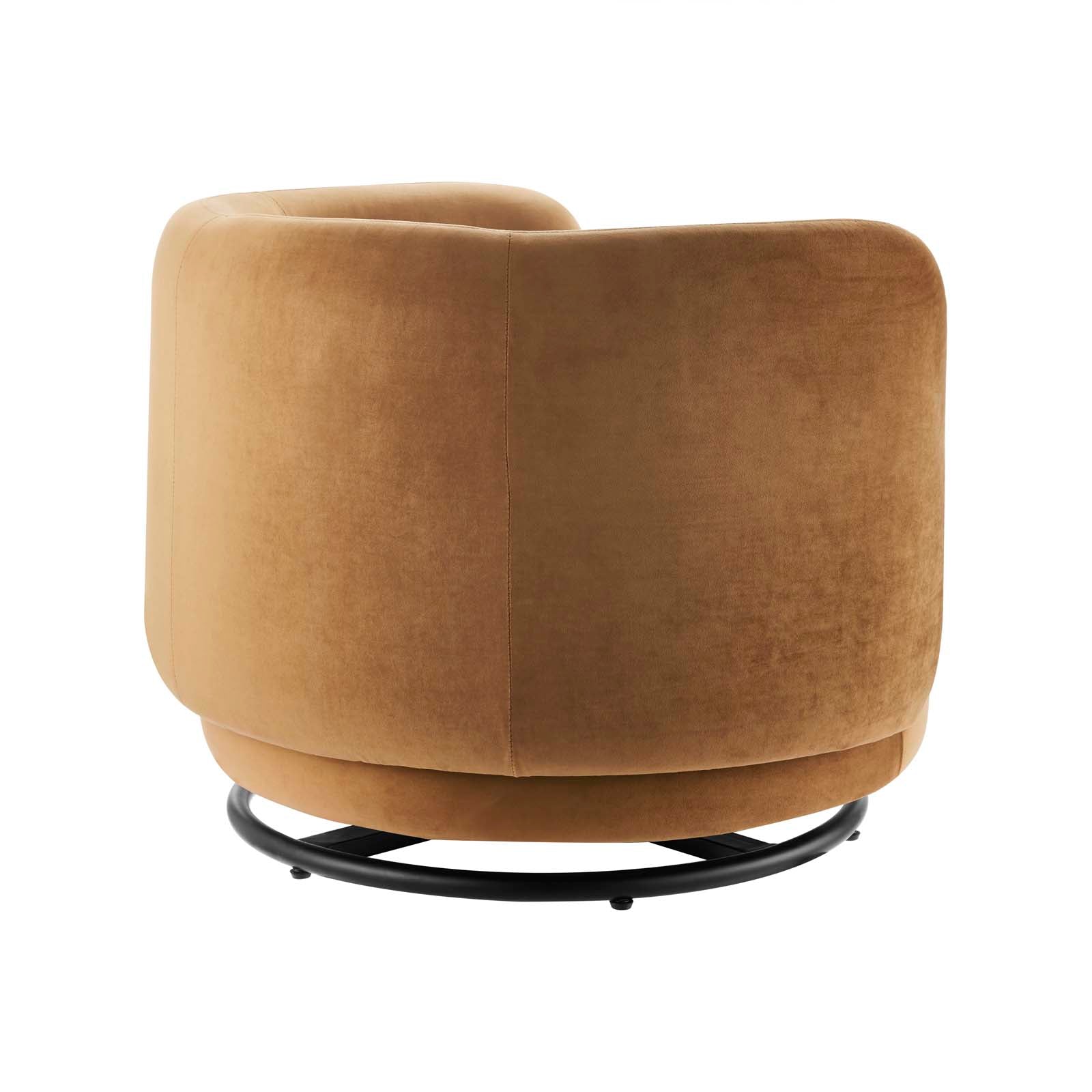 Relish Performance Velvet Performance Velvet Swivel Chair By Modway | Armchairs | Modishstore-4