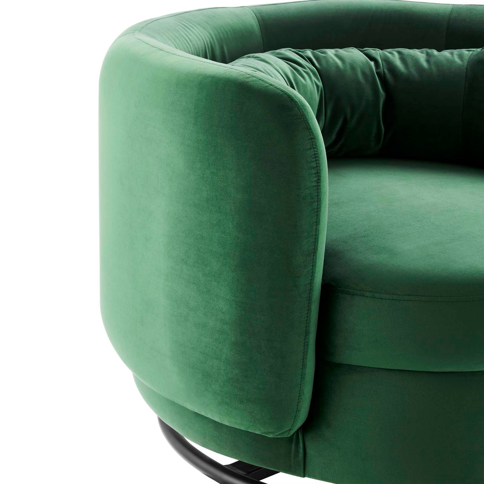 Relish Performance Velvet Performance Velvet Swivel Chair By Modway | Armchairs | Modishstore-12