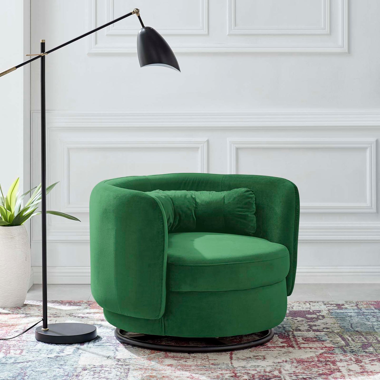 Relish Performance Velvet Performance Velvet Swivel Chair By Modway | Armchairs | Modishstore-8