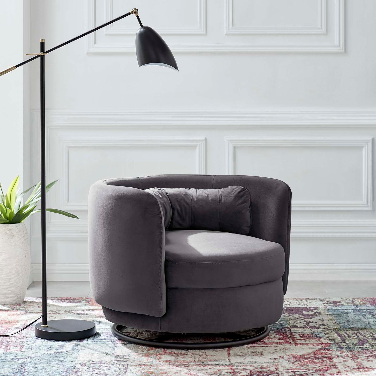 Relish Performance Velvet Performance Velvet Swivel Chair By Modway | Armchairs | Modishstore-15